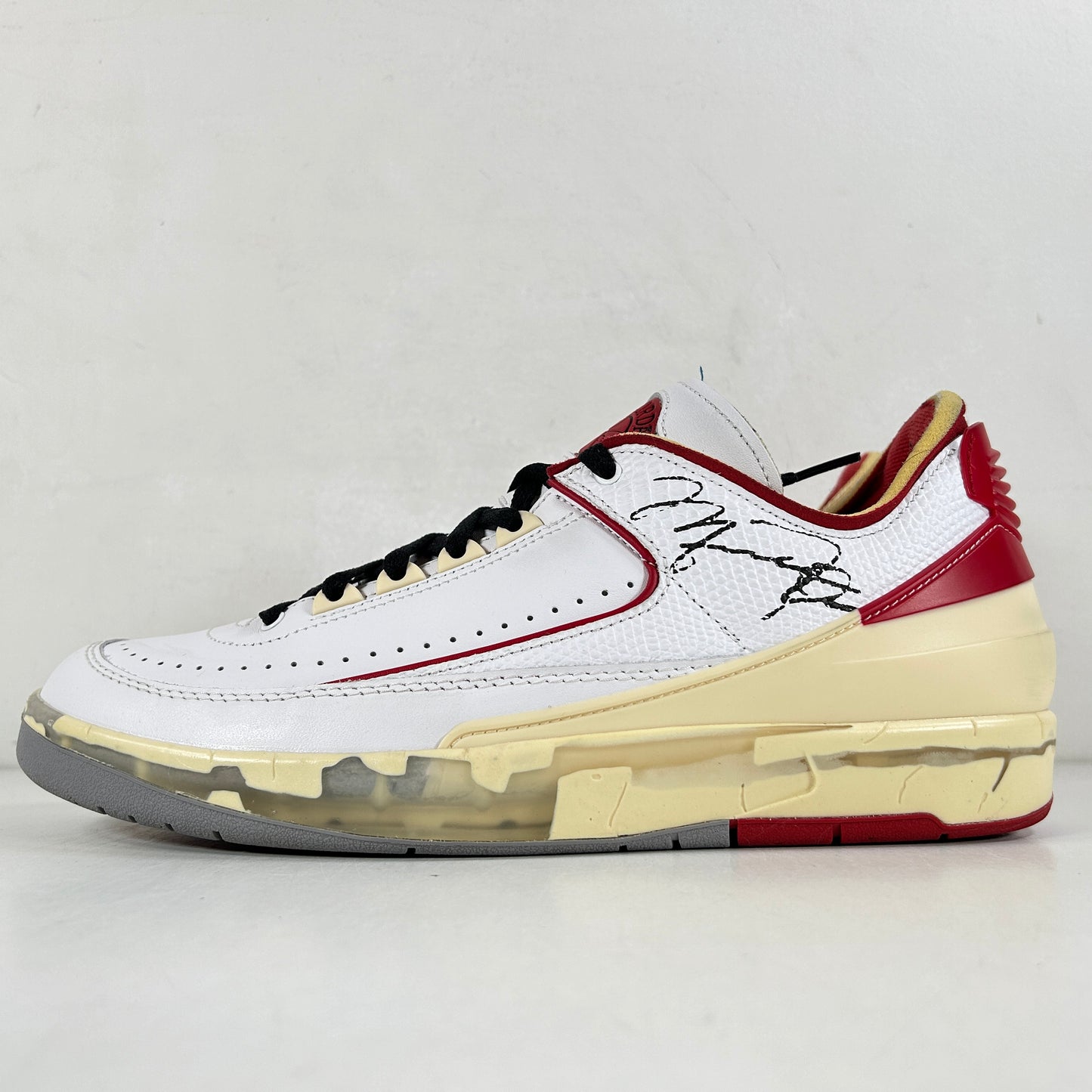 DJ4375 106 Jordan 2 Retro Low SP Off-White White Red [USED] - 10 M (Used)