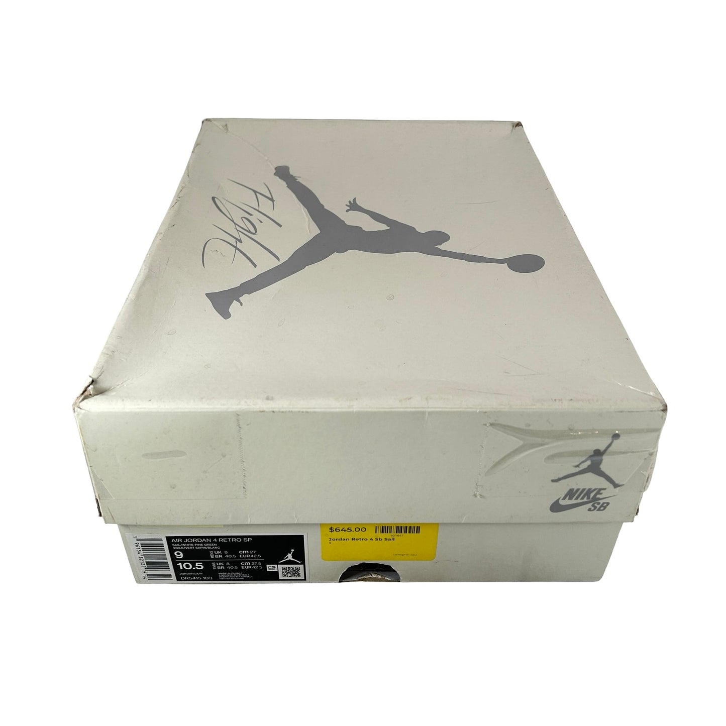 DR5415 103 Jordan 4 Retro SB Pine Green [USED] - 9 M (Used13)