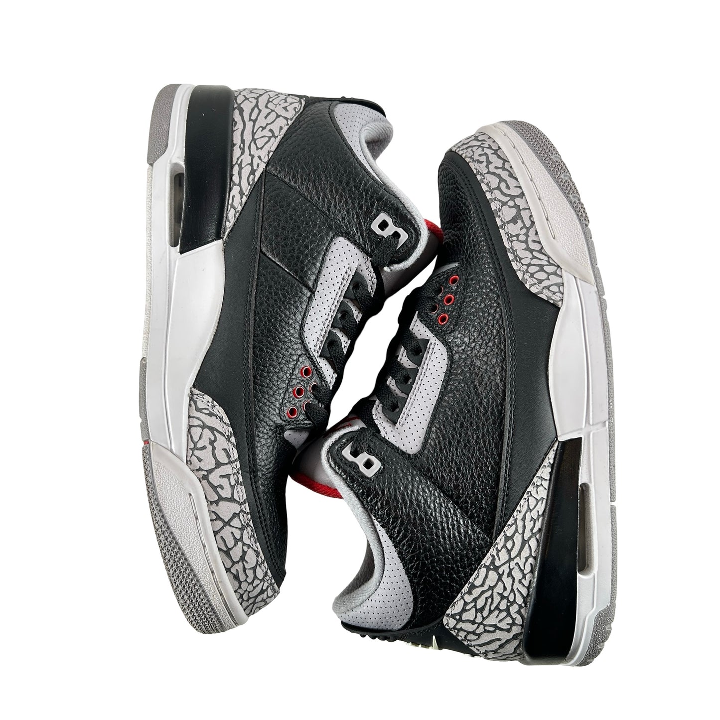 854262 001 Jordan 3 Black Cement 2018 [USED] - 8.5 M (Used6)