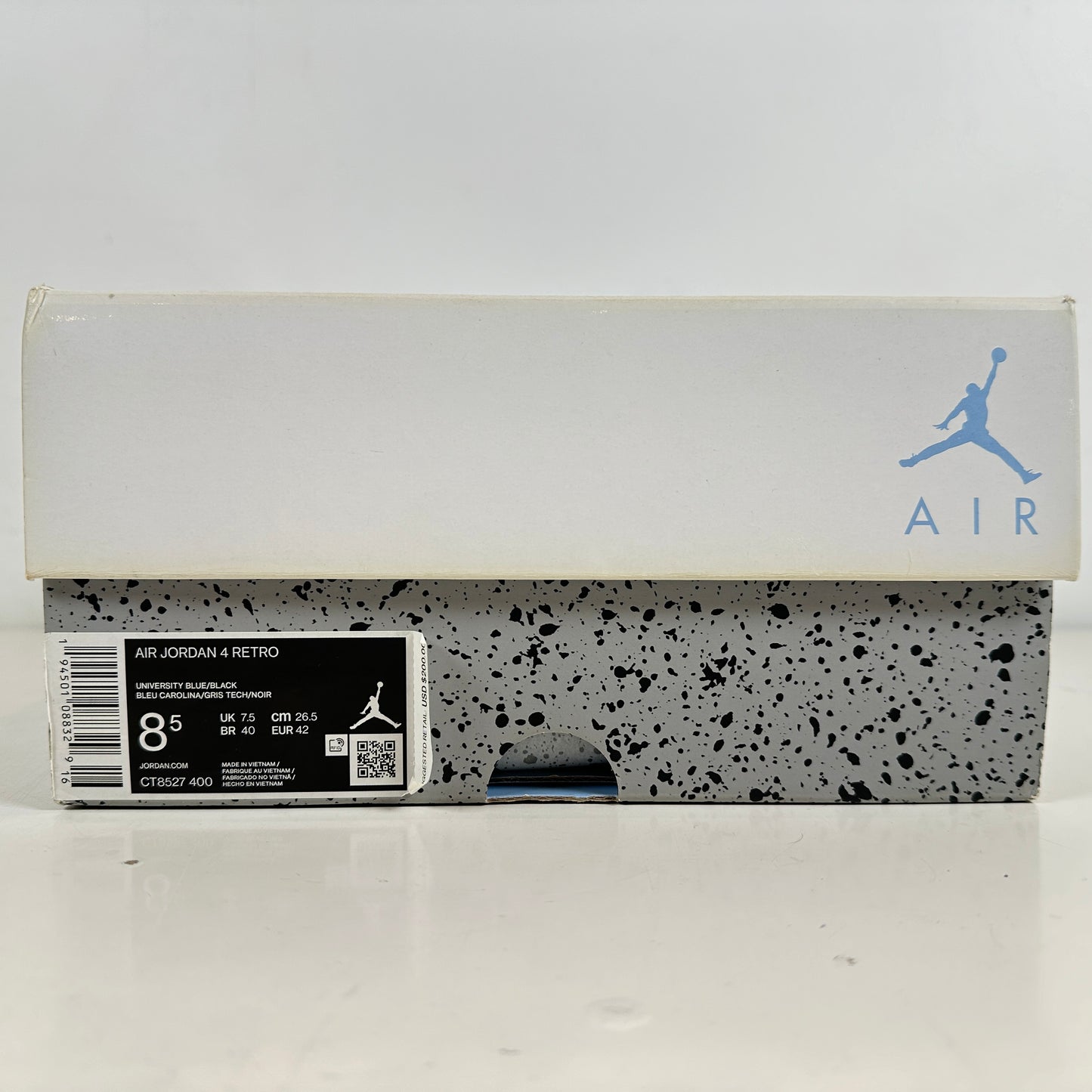 CT8527 400 Jordan 4 University Blue [USED] - 8.5 M (Used)