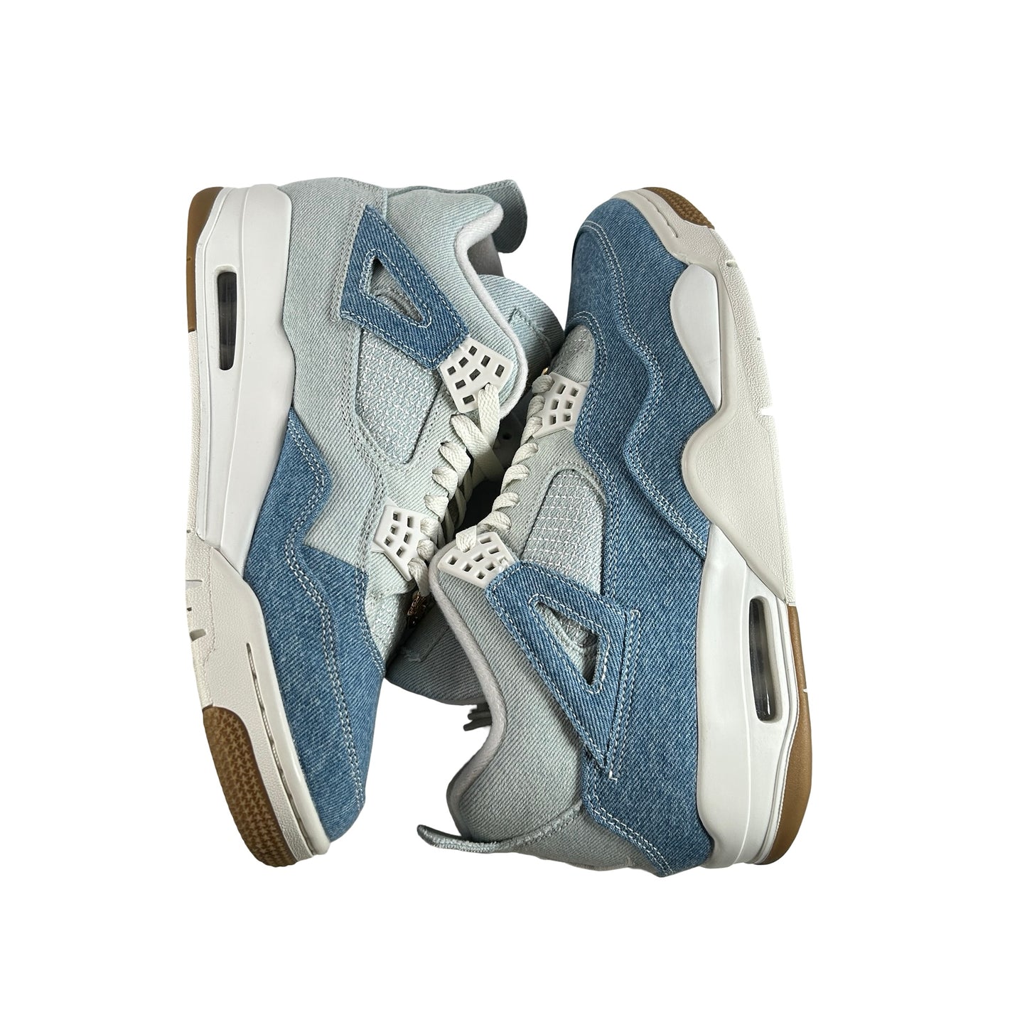 IB6716 100 Jordan 4 Retro TEX Denim Worn Blue (Women's) [USED] - 11 W (VNDS)