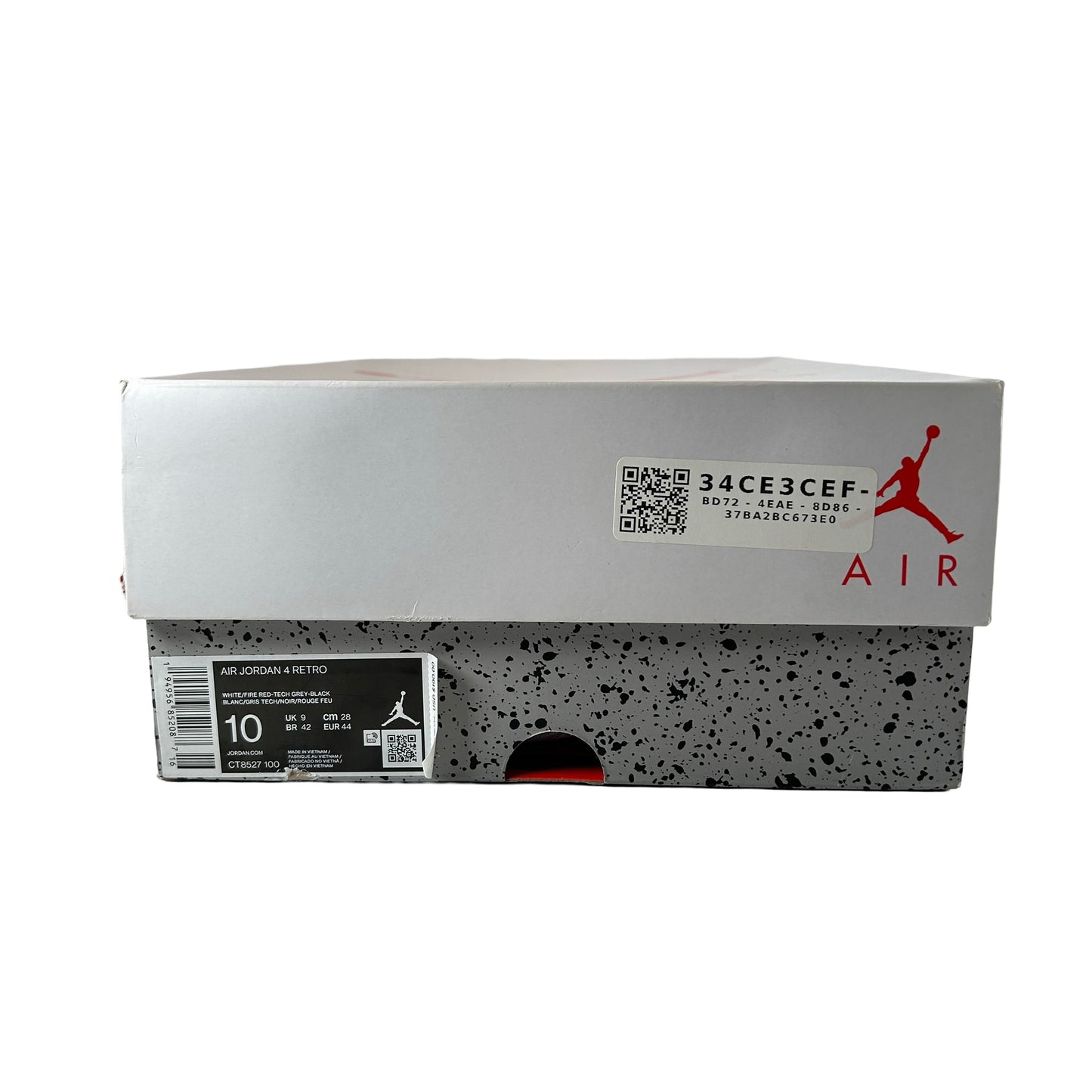 CT8527 100 Jordan 4 Retro White Oreo [USED] - 10 M (Used)