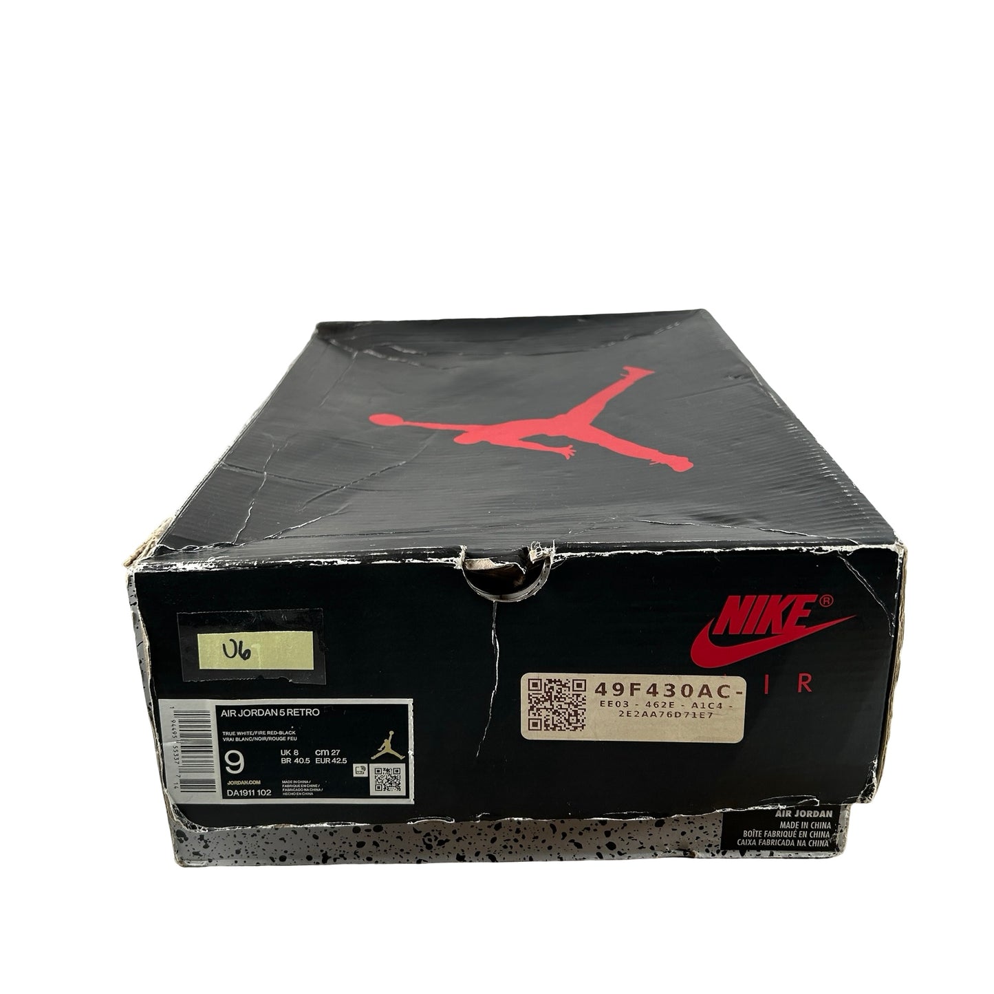 DA1911 102 Jordan 5 Fire Red [USED] - 9 M (Used6)