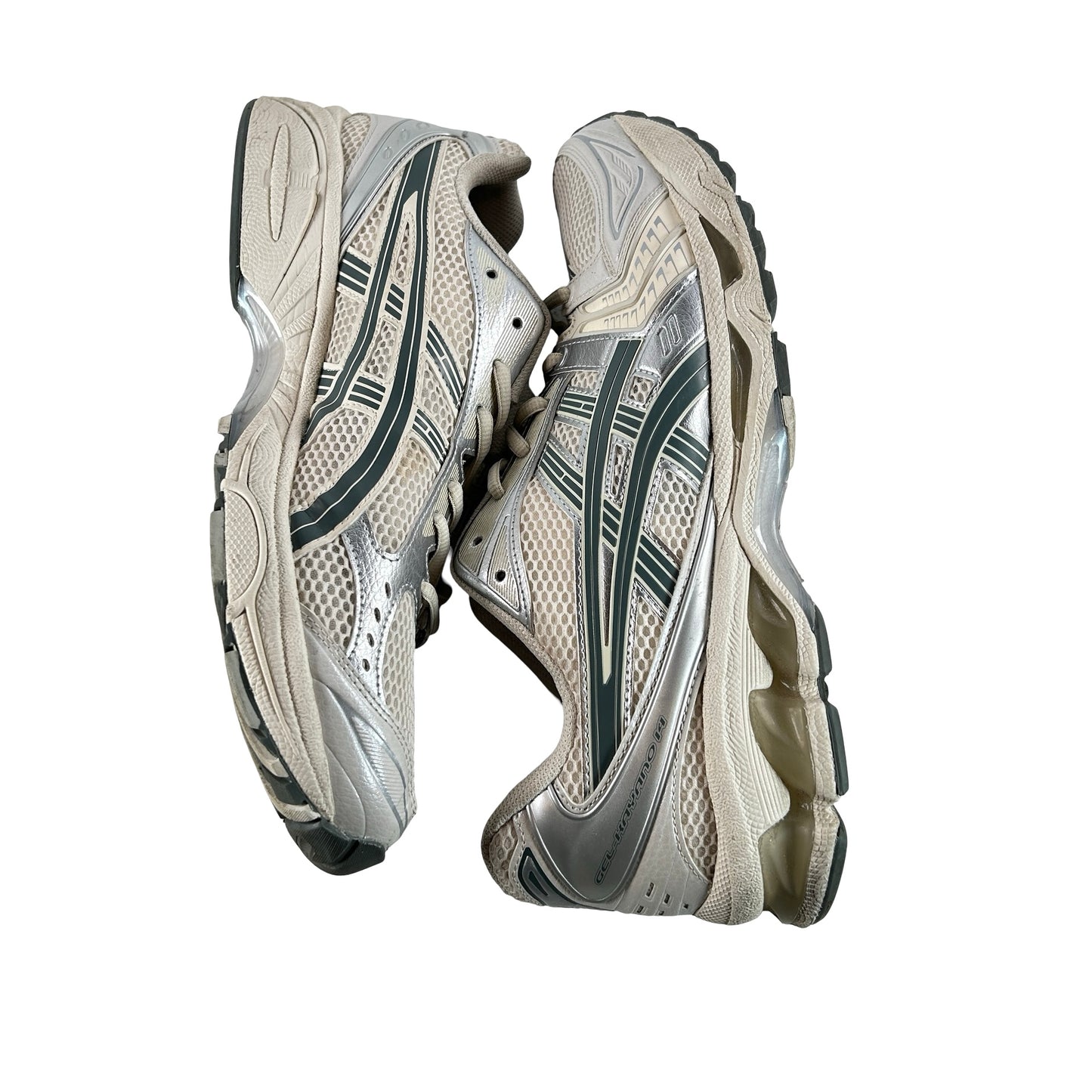 1201A019 200 ASICS Gel-Kayano 14 Birch Dark Pewter [USED] - 12 M (Used) (No Box)