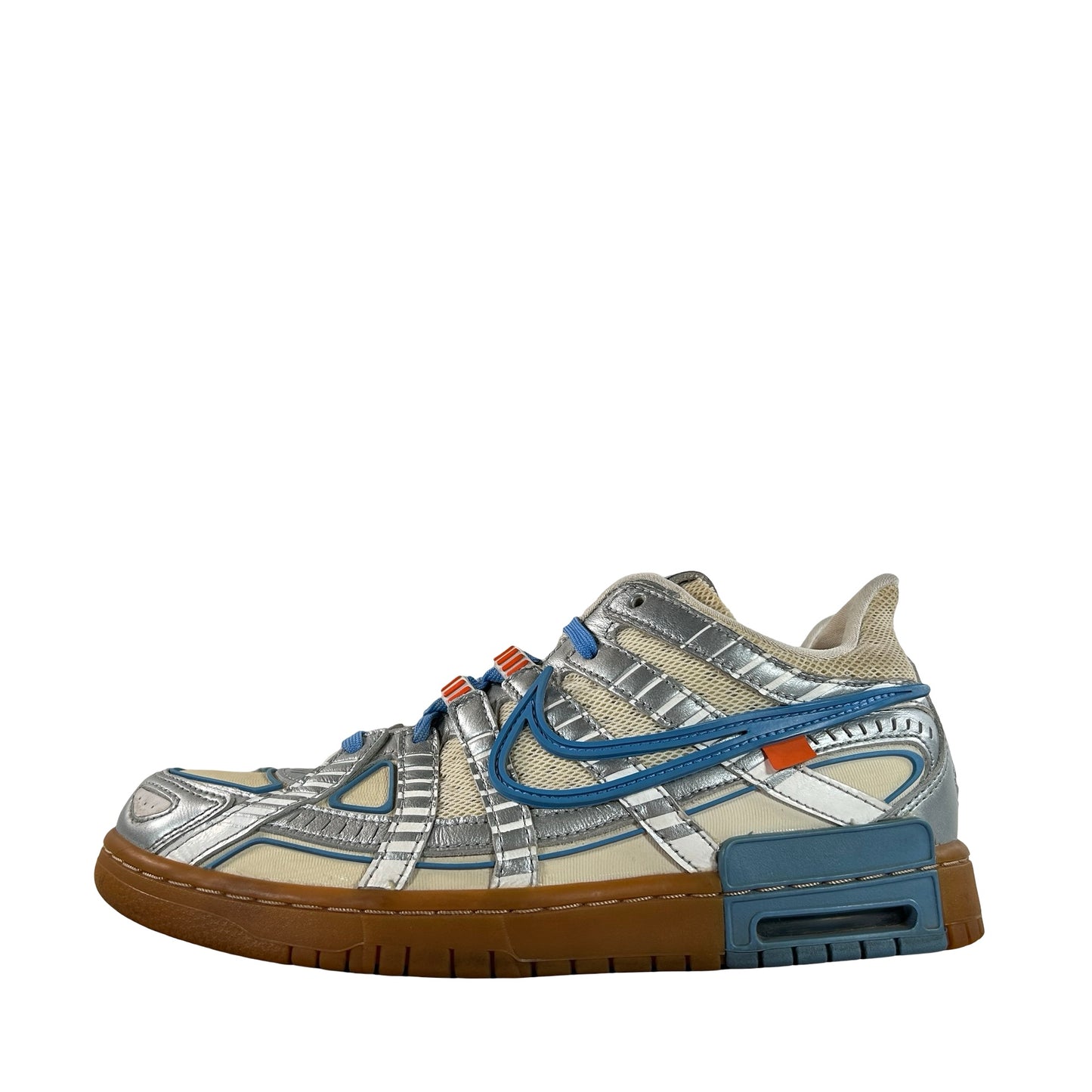 CU6015 100 Nike Air Rubber Dunk Off-White UNC [USED] - 8 M (Used)