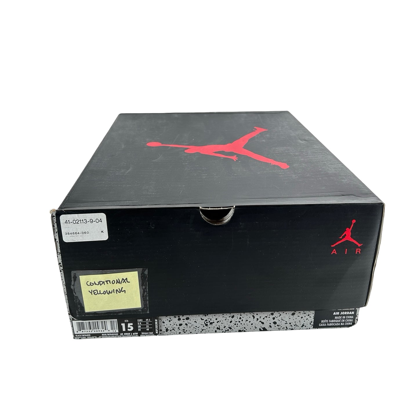384664 060 Jordan 6 Infrared [CONDITIONAL] - 15 M (Yellowing)