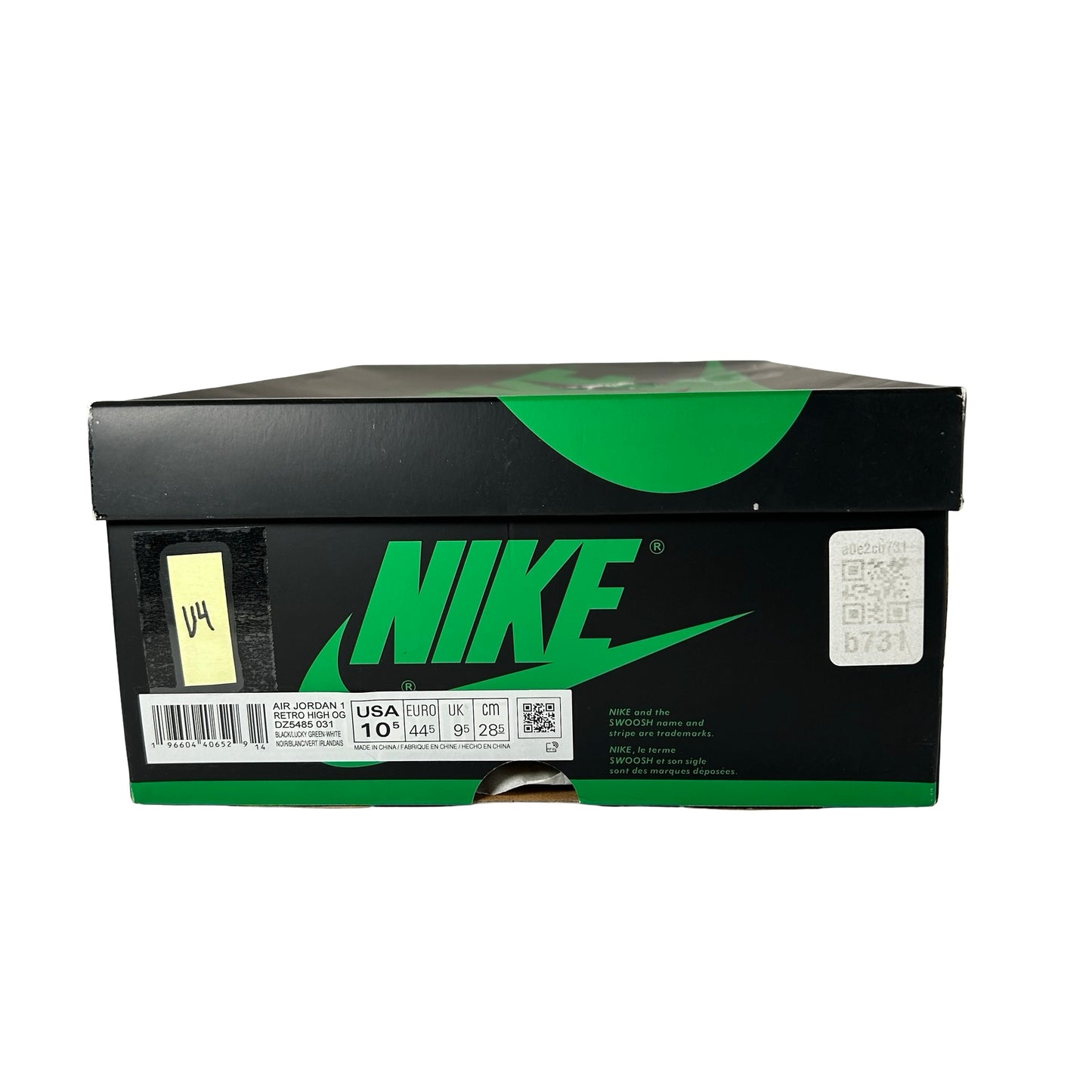 DZ5485 031 Jordan 1 Retro High OG Lucky Green [USED] - 10.5 M (Used4)