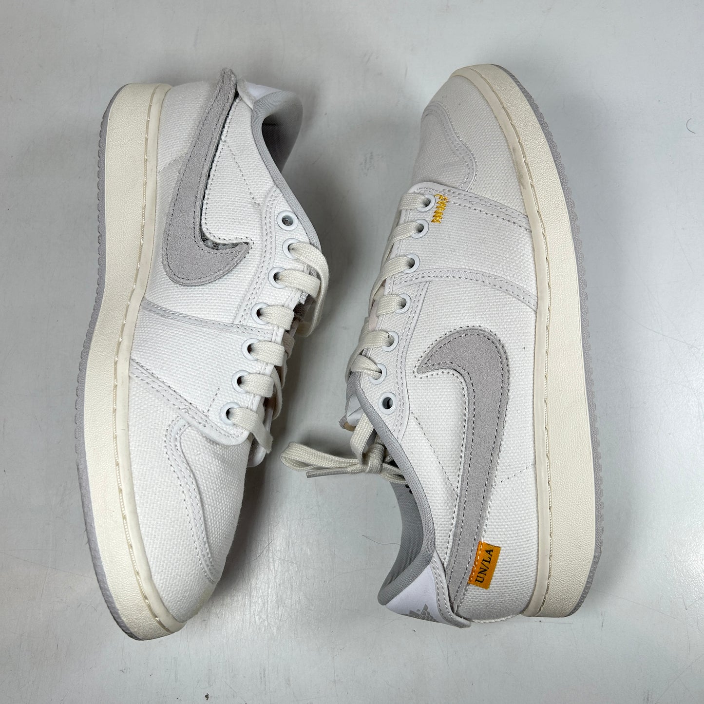 DO8912 101 Jordan 1 Retro AJKO Low SP Union White Canvas [USED] - 8.5 M (Used)