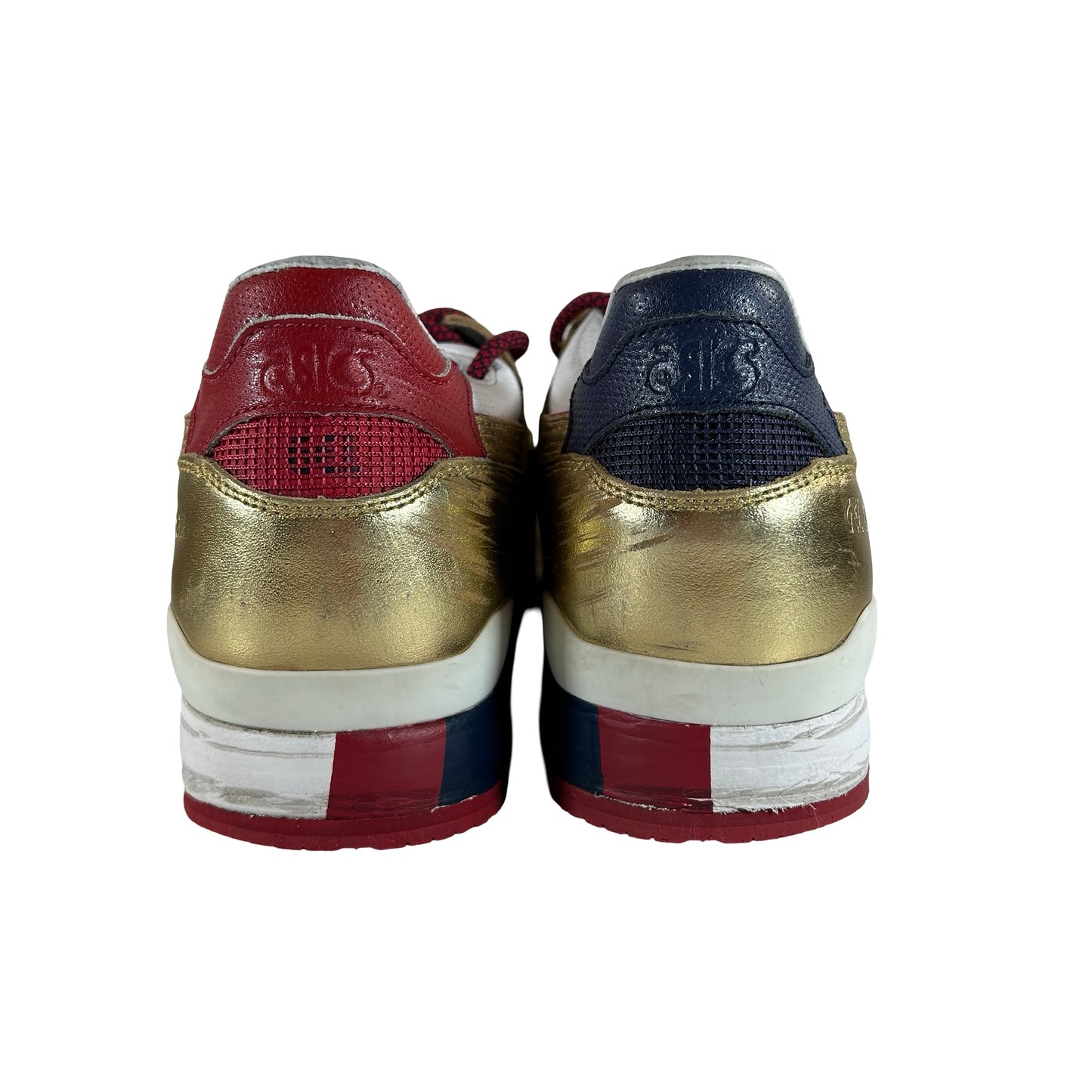 H41JK 9494 ASICS Gel-Lyte III KFE USA Gold [USED] - 13 M (Used)