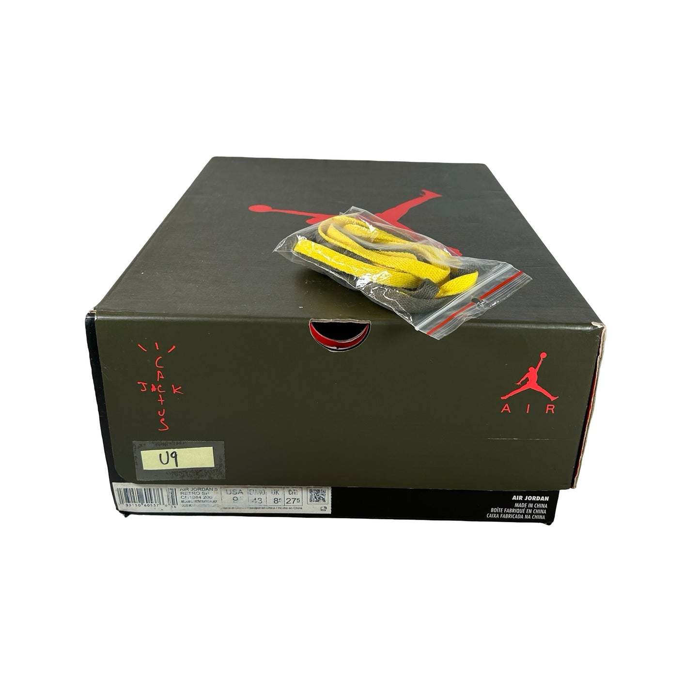 CN1084 200 Jordan 6 Retro Travis Scott [USED] - 9.5 M (Used9)