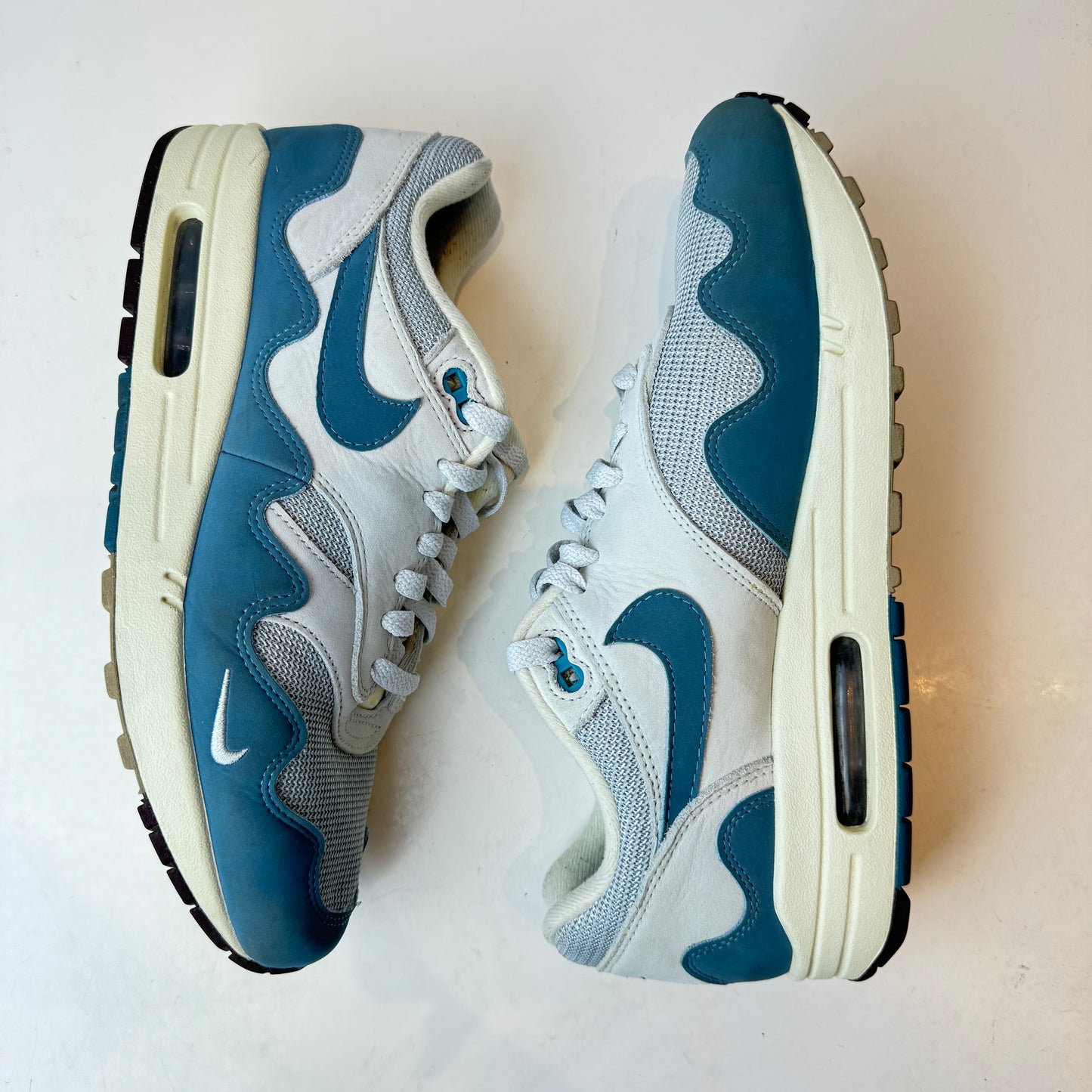 DH1348 004 Nike Air Max 1 Patta Waves Noise Aqua [USED] - 10 M (Used)