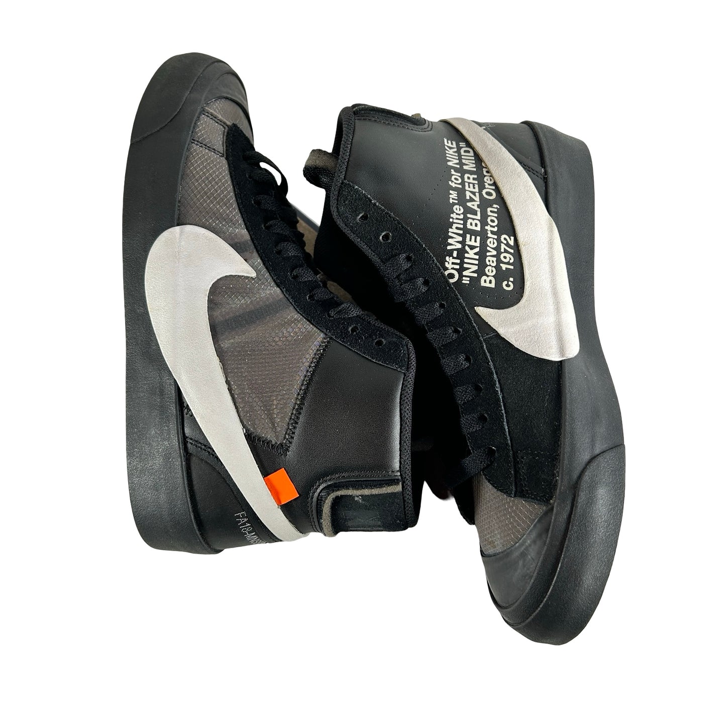 AA3832 001 Nike Blazer Off-White Black [USED] - 9 M (Used2)