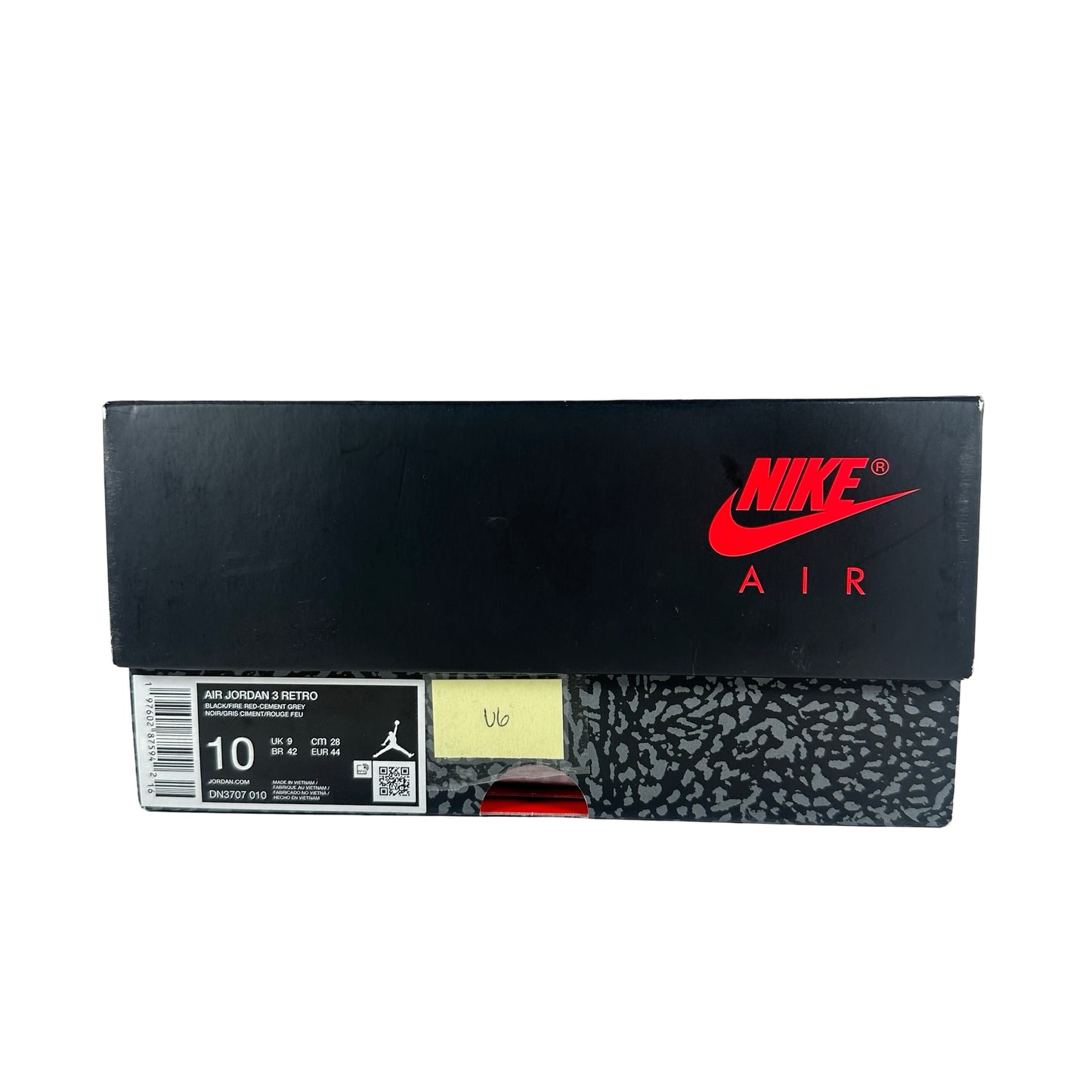DN3707 010 Jordan 3 Retro Black Cement Reimagined (2024) [USED] - 10 M (Used6)