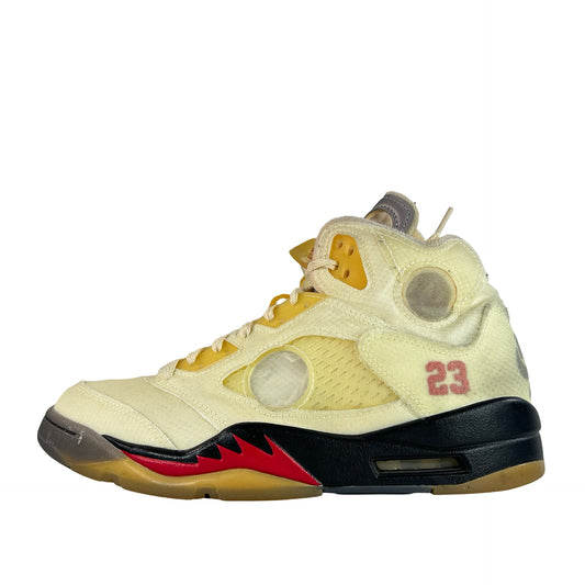 DH8565 100 Jordan 5 Off-White Sail [USED] - 9 M (Used5)