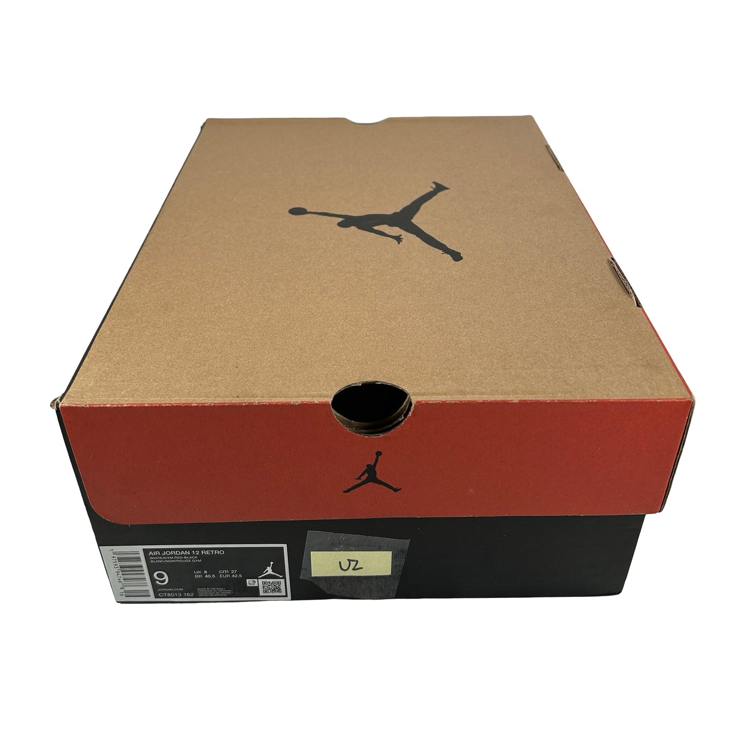 CT8013 162 Air Jordan 12 Red Taxi [USED] - 9 M (Used2)