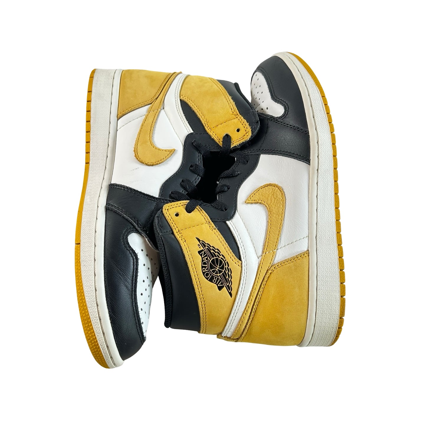 555088 109 Jordan 1 Retro High Yellow Ochre [USED] - 9 M (Used)