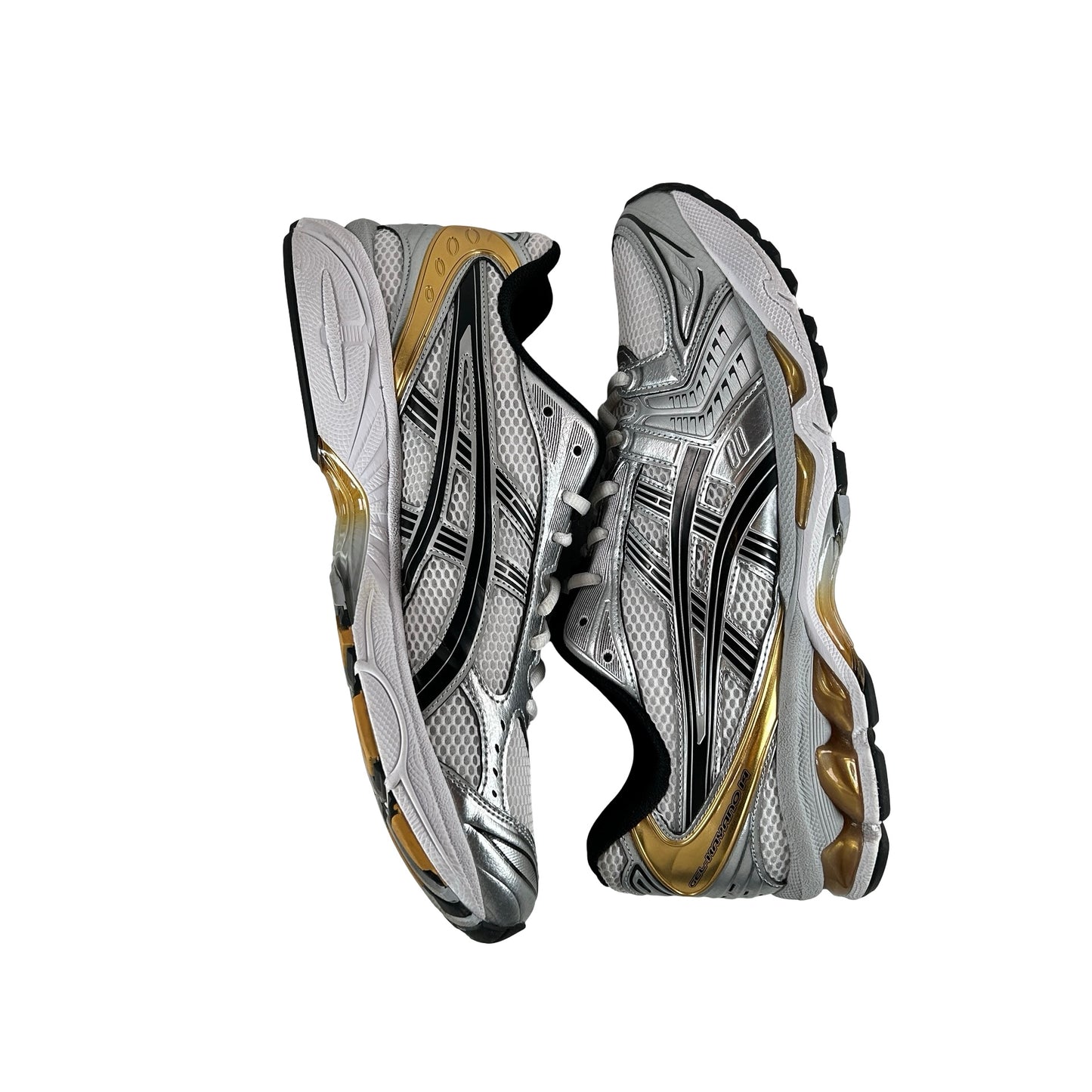 1201A019 102 ASICS Gel-Kayano 14 White Pure Gold [USED] - 11 M (Used) (No Box)