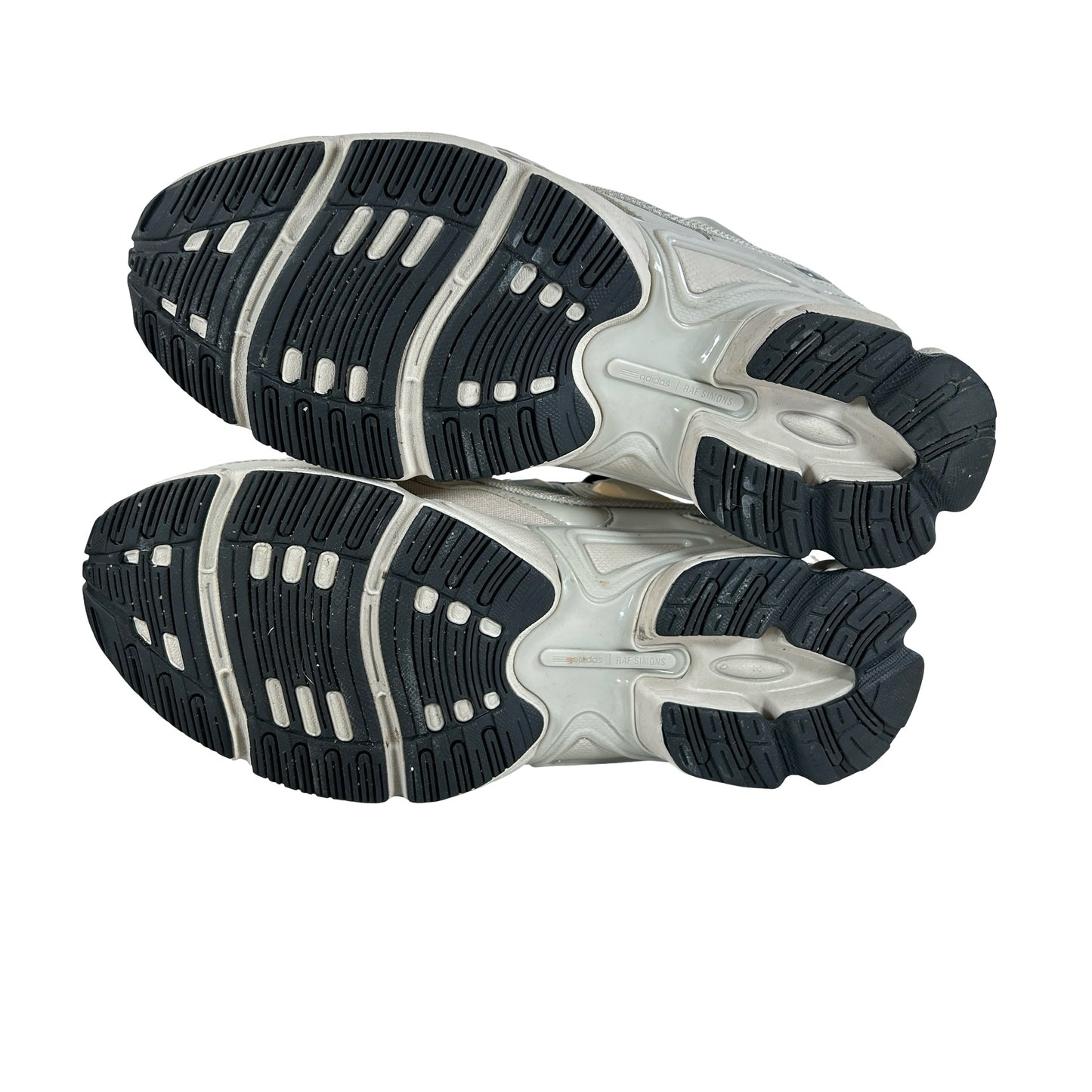 B22537 adidas Ozweego 3 Raf Simons Cream White Core Black [USED] - 9 M (Used)