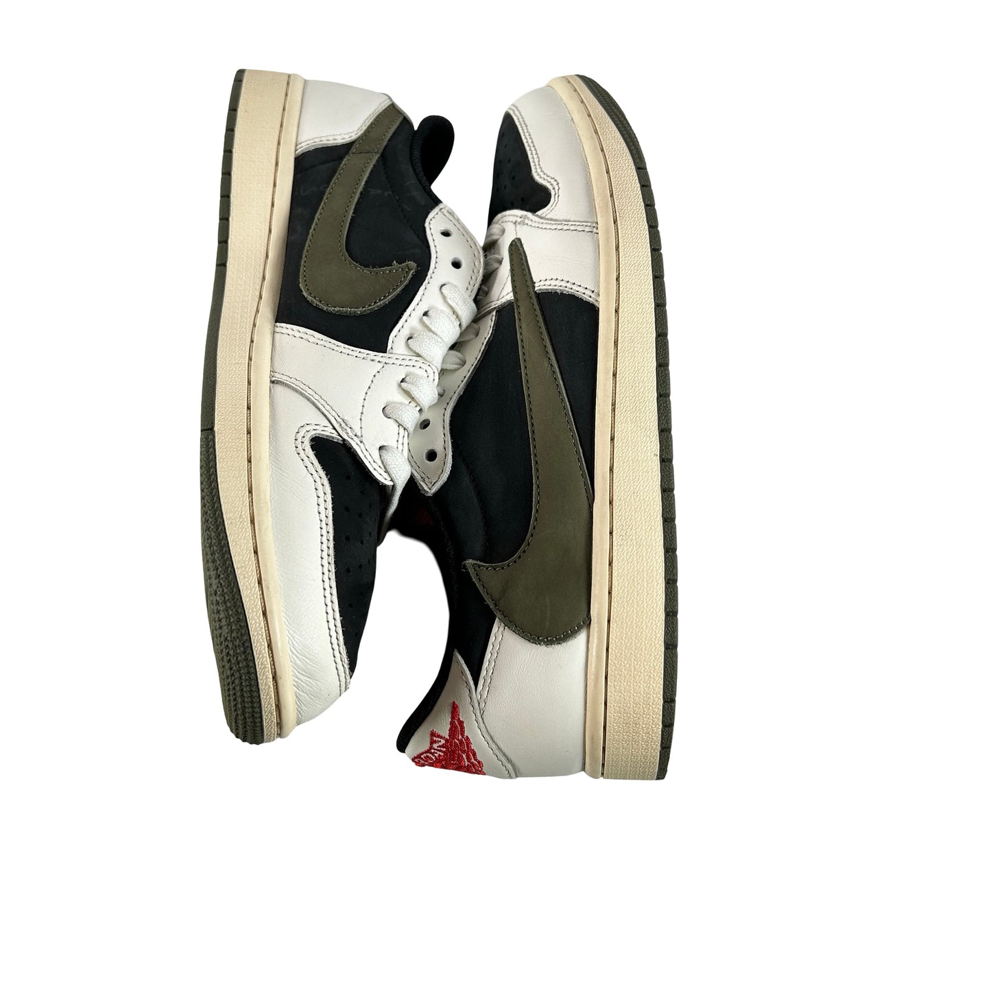 DZ4137 106 Jordan 1 Retro Low OG SP Travis Scott Olive (W) [USED] - 10 W (Used5)