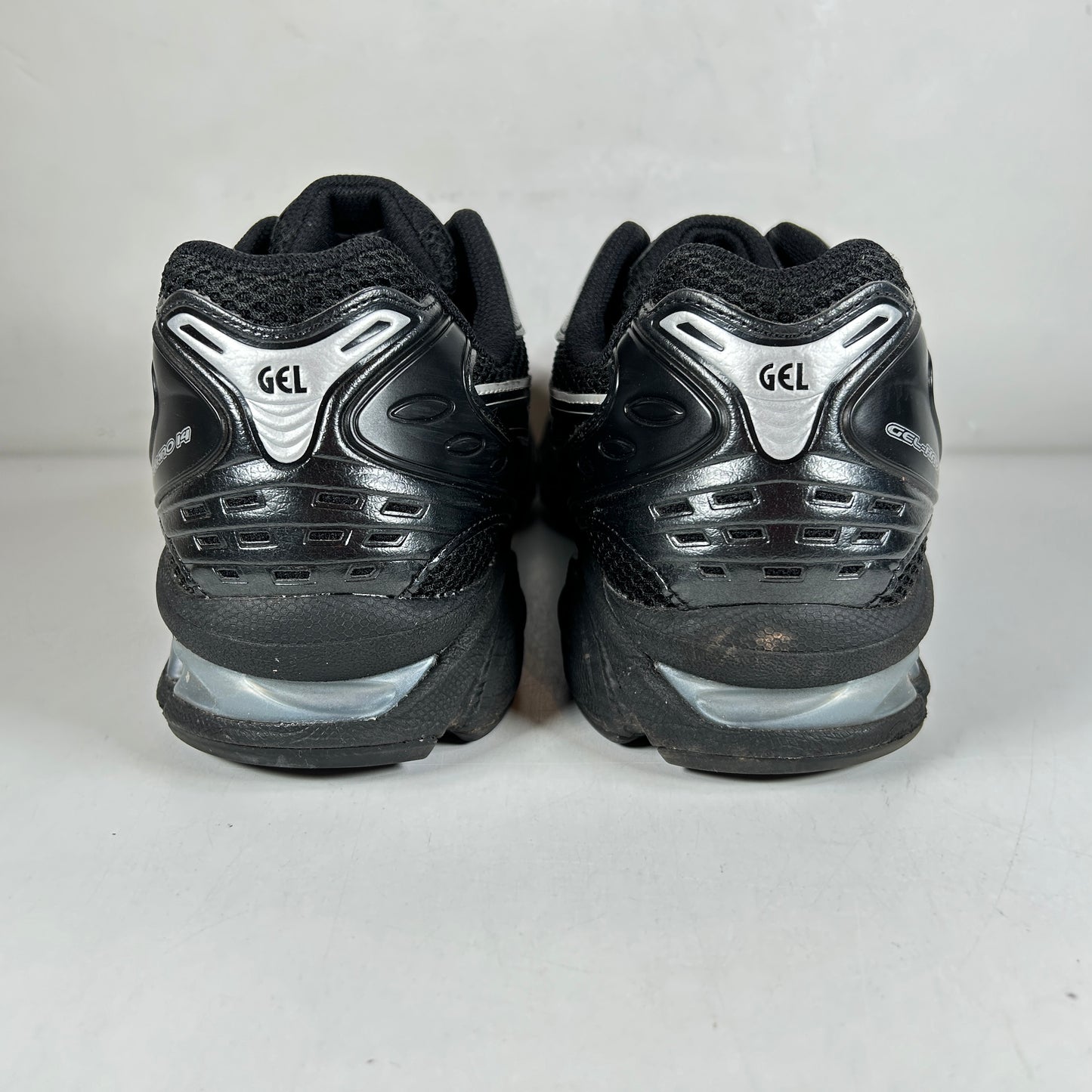 1201A019 006 ASICS Gel-Kayano 14 Black Pure Silver [USED] - 13 M (Used)