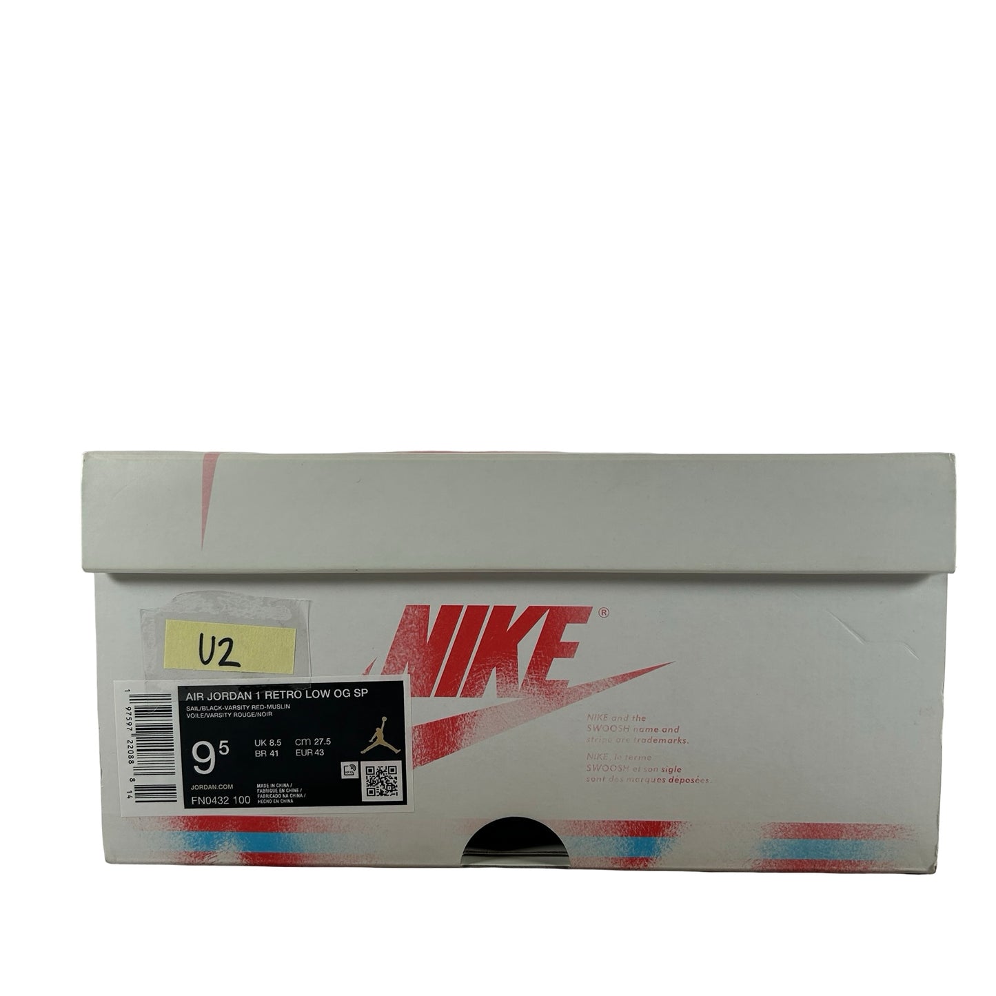 FN0432 100 Jordan 1 Retro Low OG Trophy Room Away [USED] - 9.5 M (Used2)