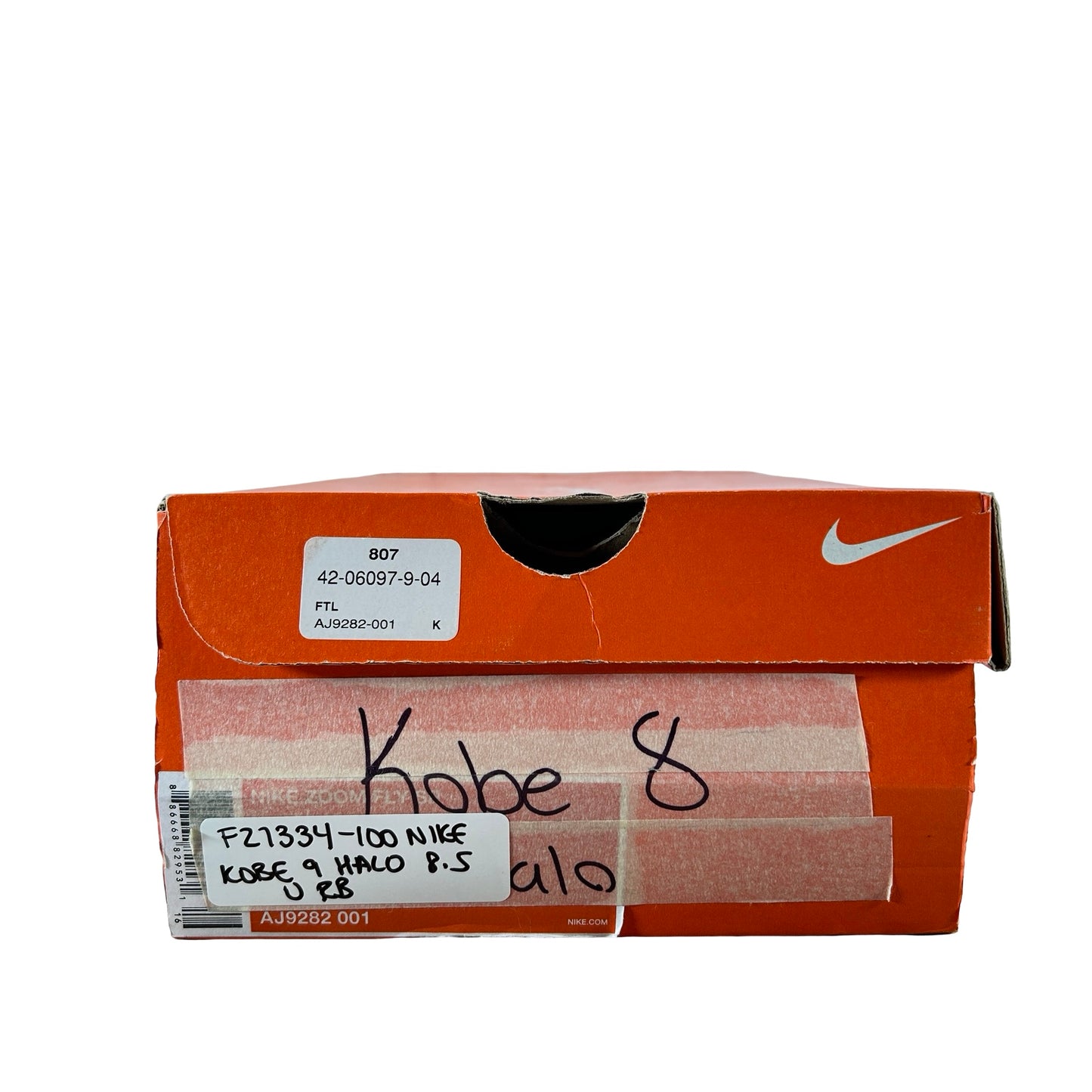 FZ7334 100 Nike Kobe 9 Elite Low Protro Halo [USED] - 8.5 M (Used) (Replace Box)