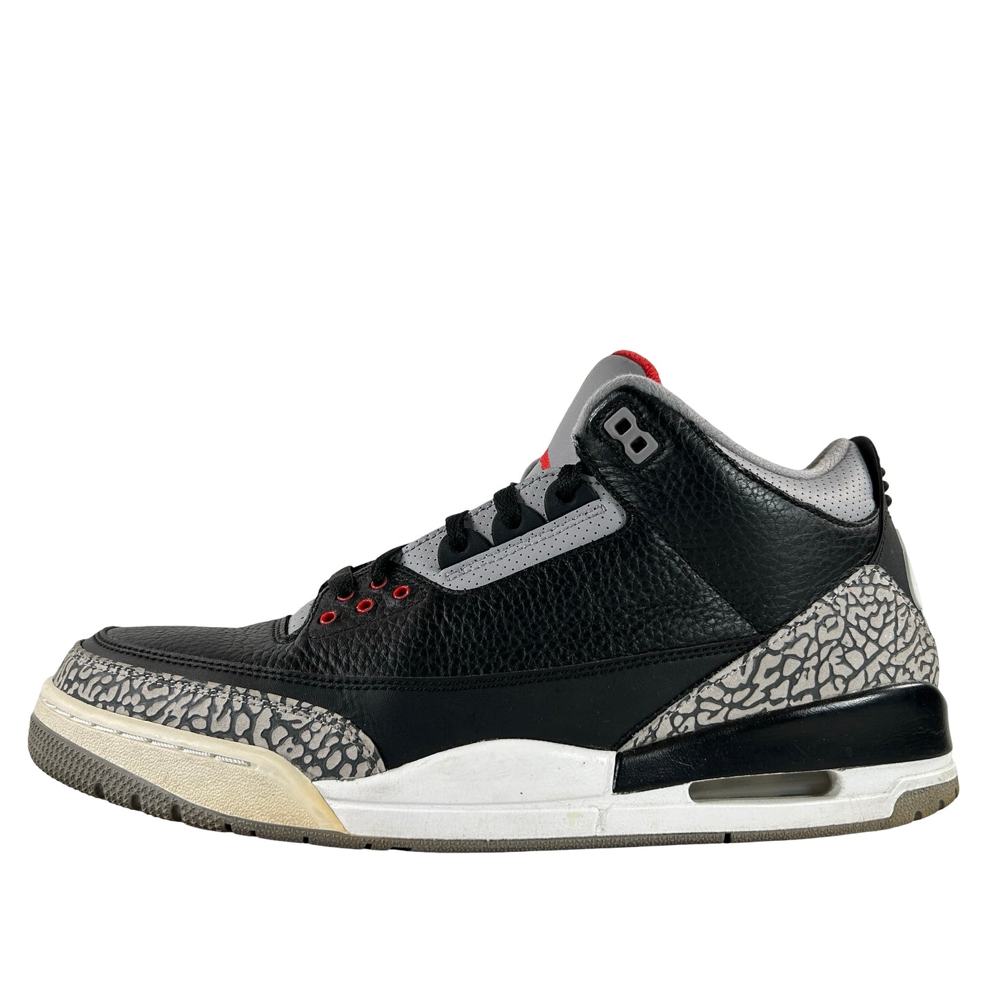 854262 001 Jordan 3 Black Cement 2018 [USED] - 13 M (Used2)