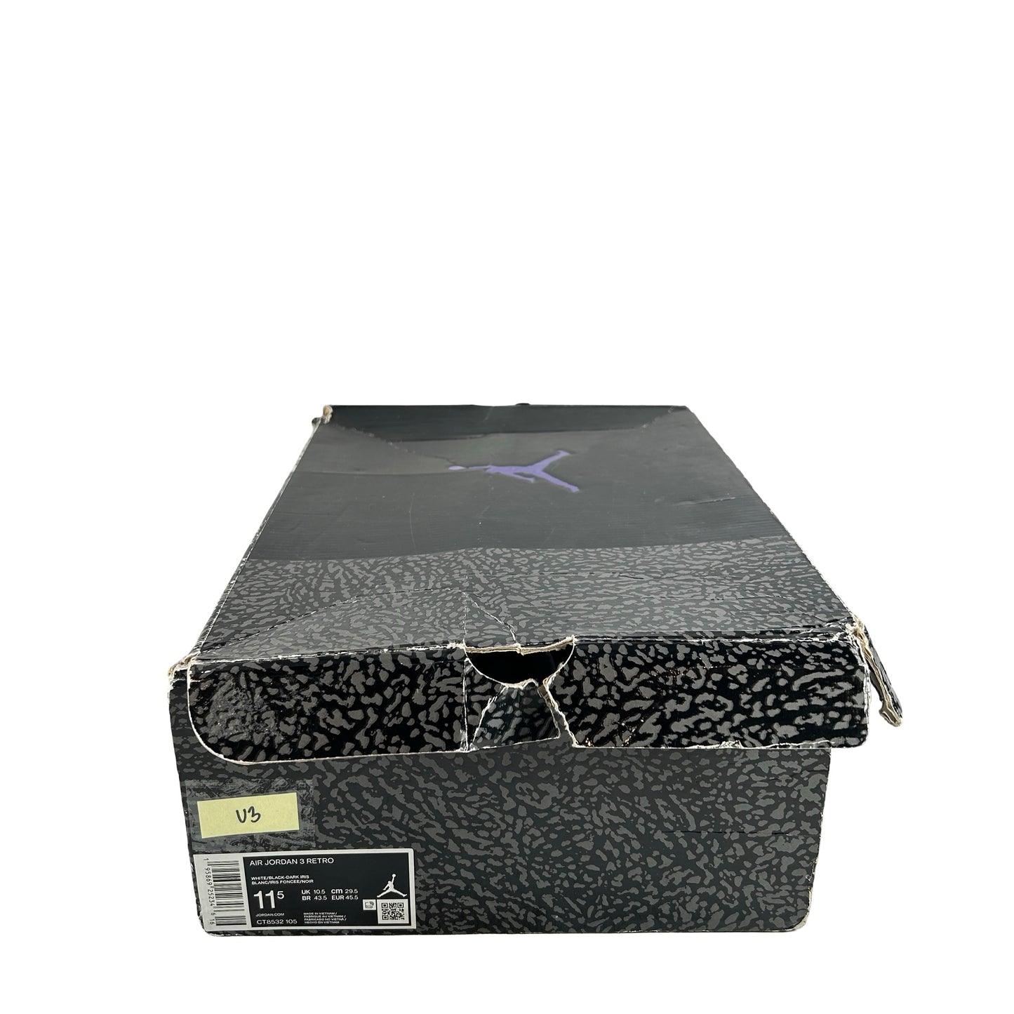 CT8532 105 Jordan 3 Retro Dark Iris [USED] - 11.5 M (Used3)