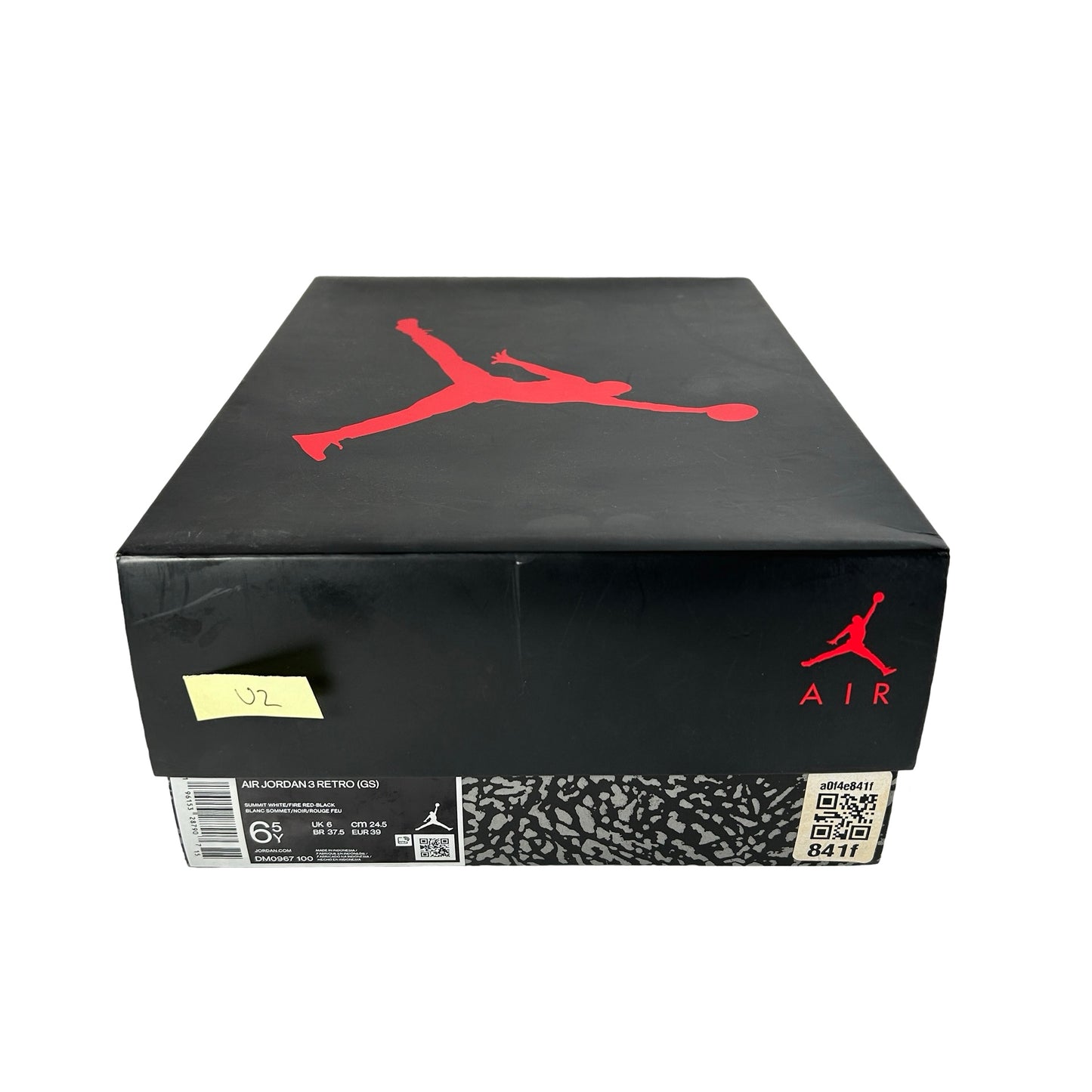 DM0967 100 Jordan 3 Retro White Cement Reimagined (GS) [USED]  - 6.5 Y (Used2)