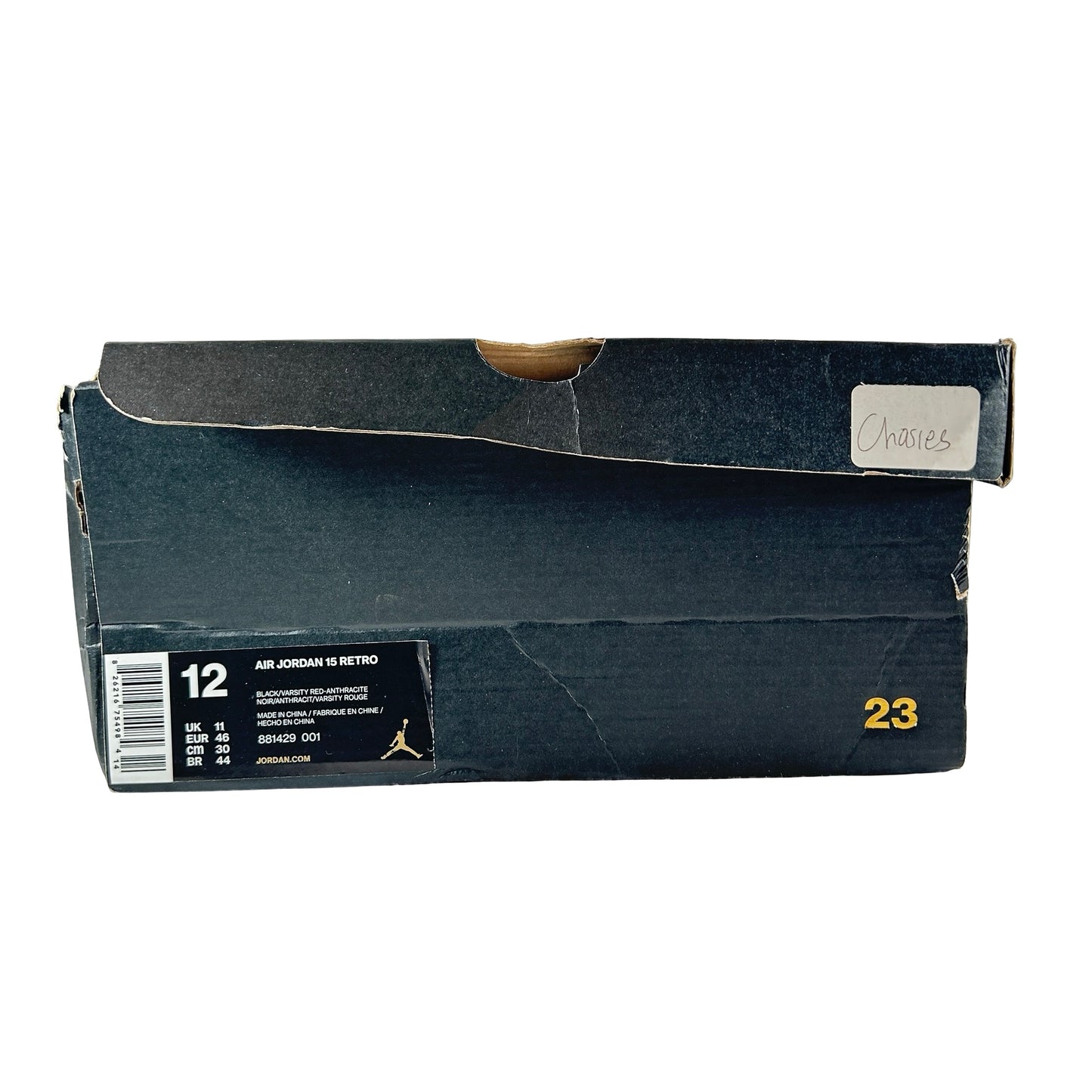 881429 001 Jordan 15 Retro Stealth (2017) [USED] - 12 M (Used)