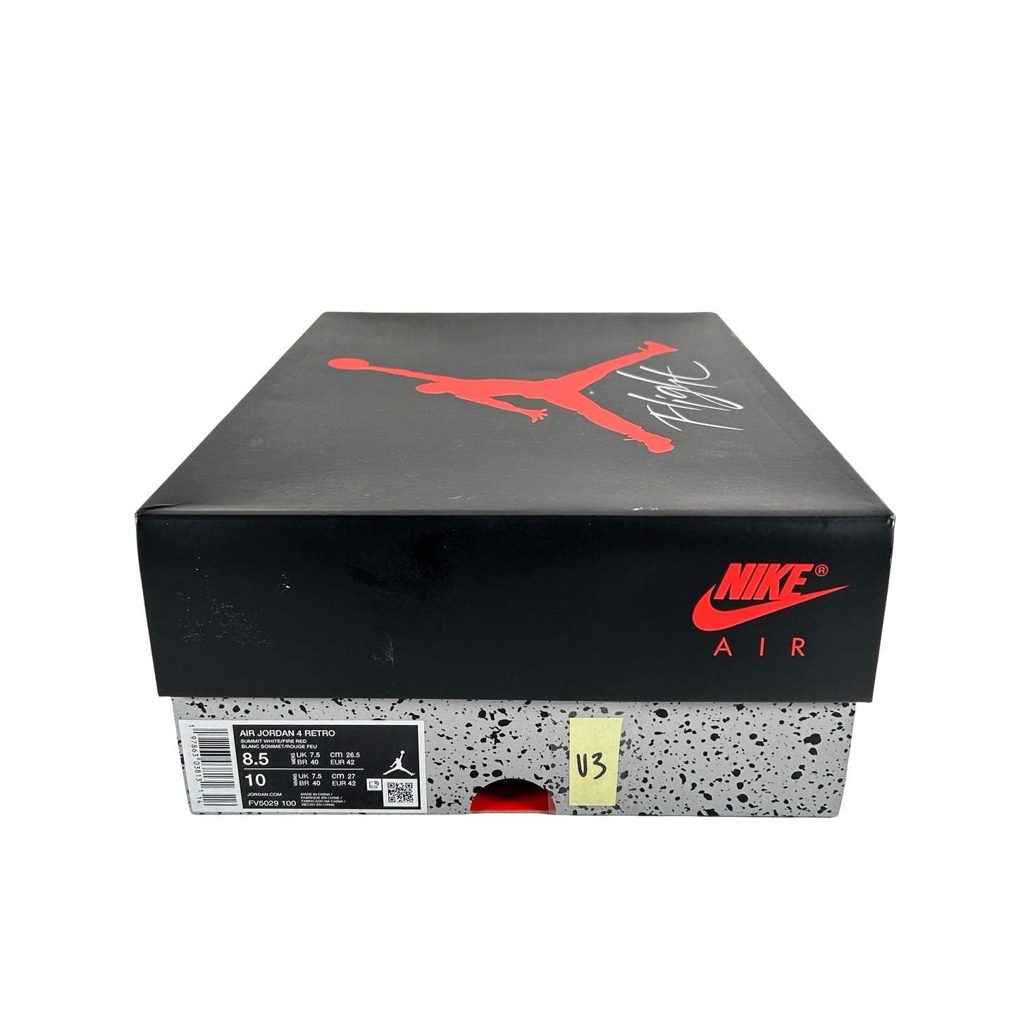 FV5029 100 Jordan 4 Retro White Cement (2025) [USED] - 8.5 M (Used3)