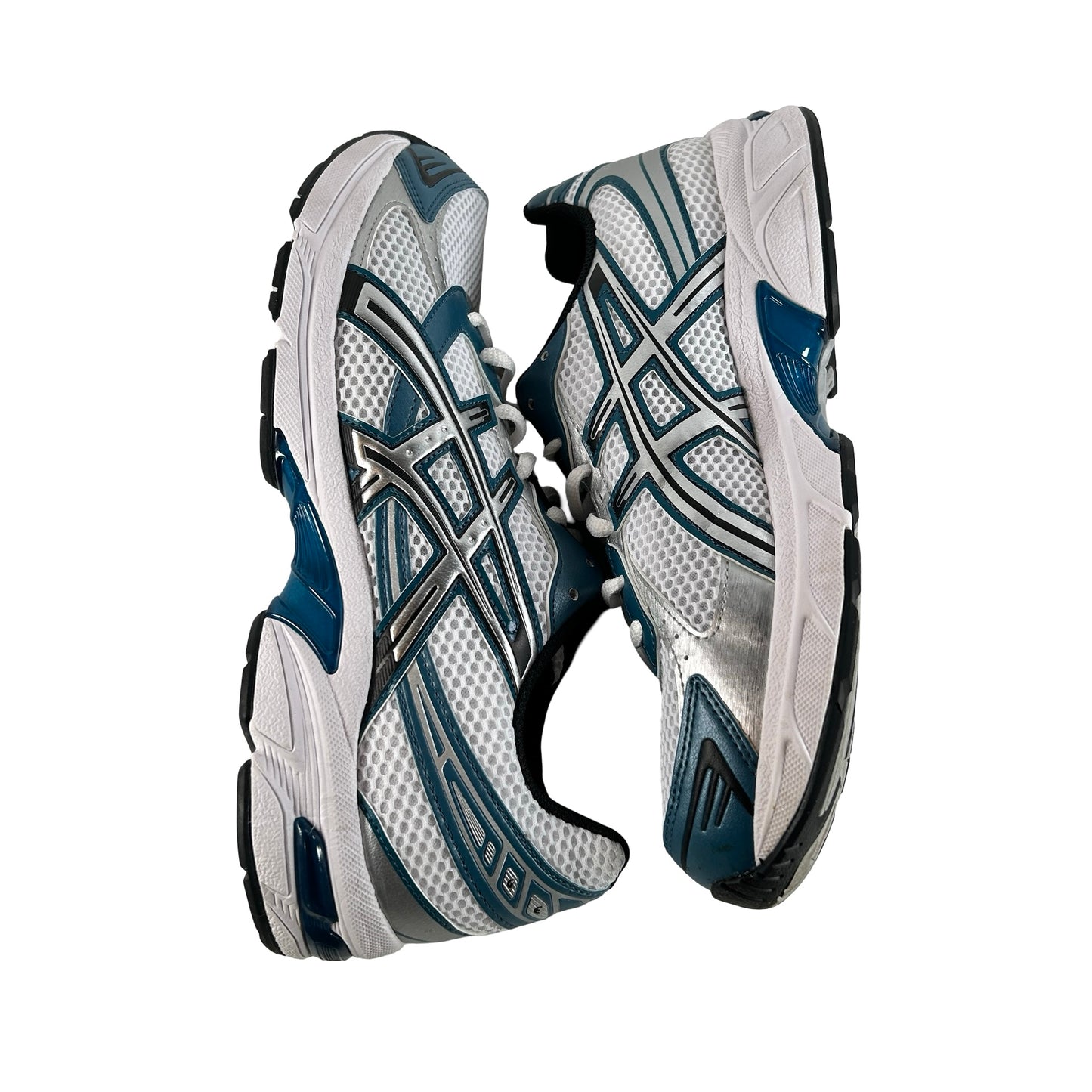 1203A609 103 ASICS Gel-1130 White Restful Teal [USED] - 10 M (Used)