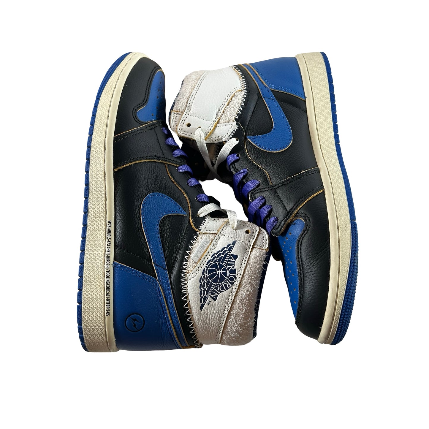 IO7847 001 Jordan 1 Retro High OG SP Fragment x Union LA Sport Royal [USED] - 8 M (Used)