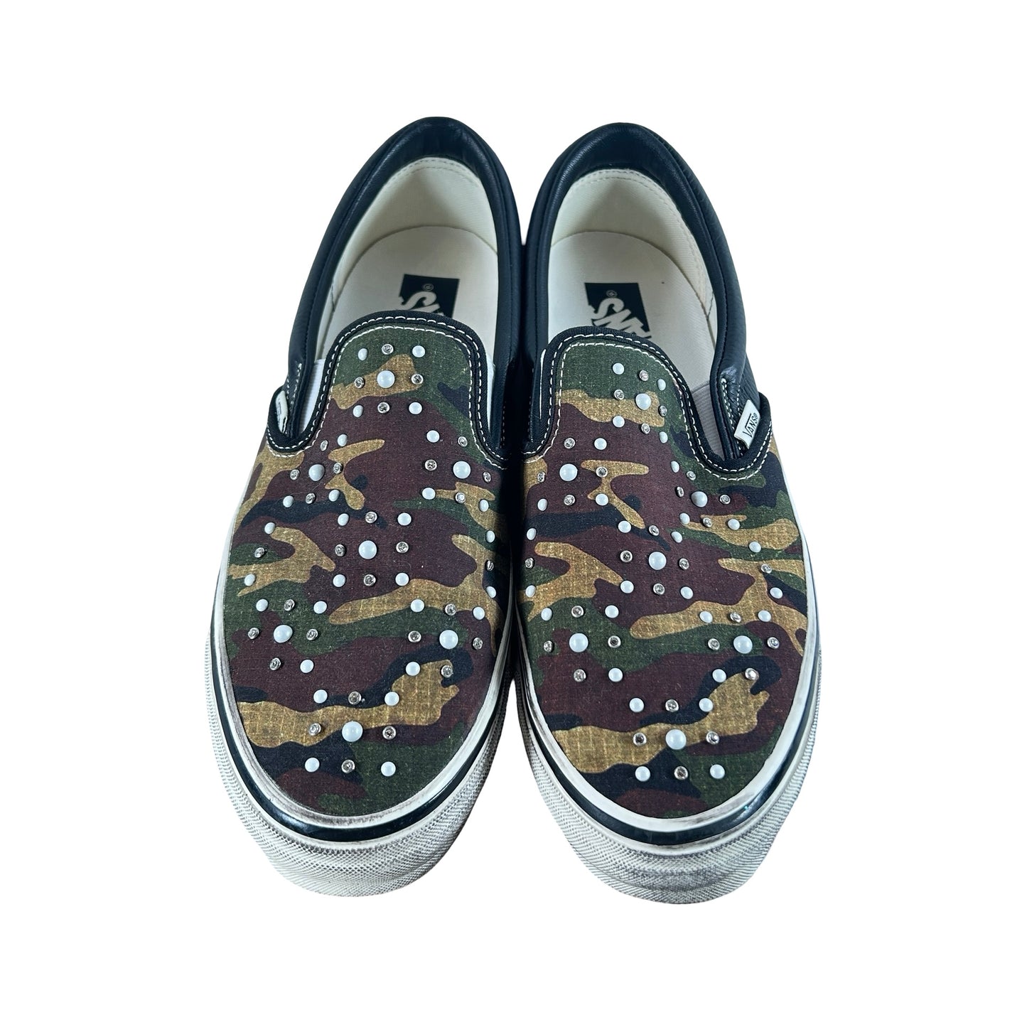 VN000D9PCAK Vans LX Classic Slip-On 98 Pearlized Pack Camo Black [USED] - 11 M (Used2)