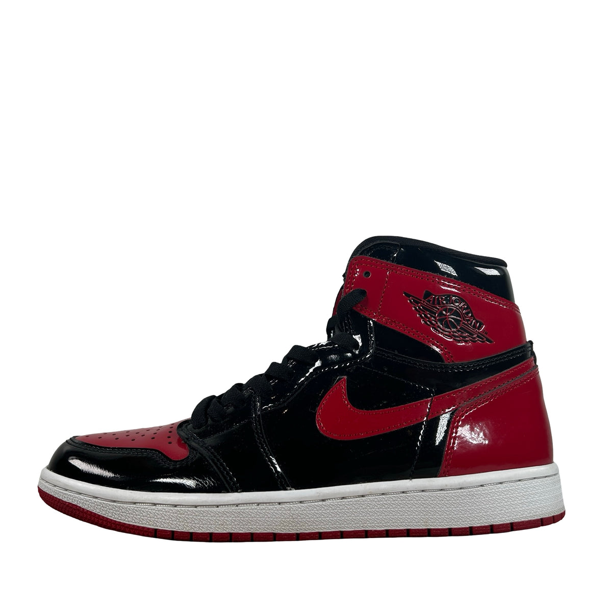 555088 063 Jordan 1 Retro High OG Patent Bred [USED] - 9 M (Used4) (No Box4)