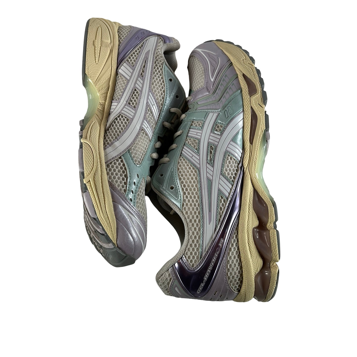 1203A537 105 ASICS Gel-Kayano 14 Cream Dusk Violet [USED] - 10.5 M (Used)