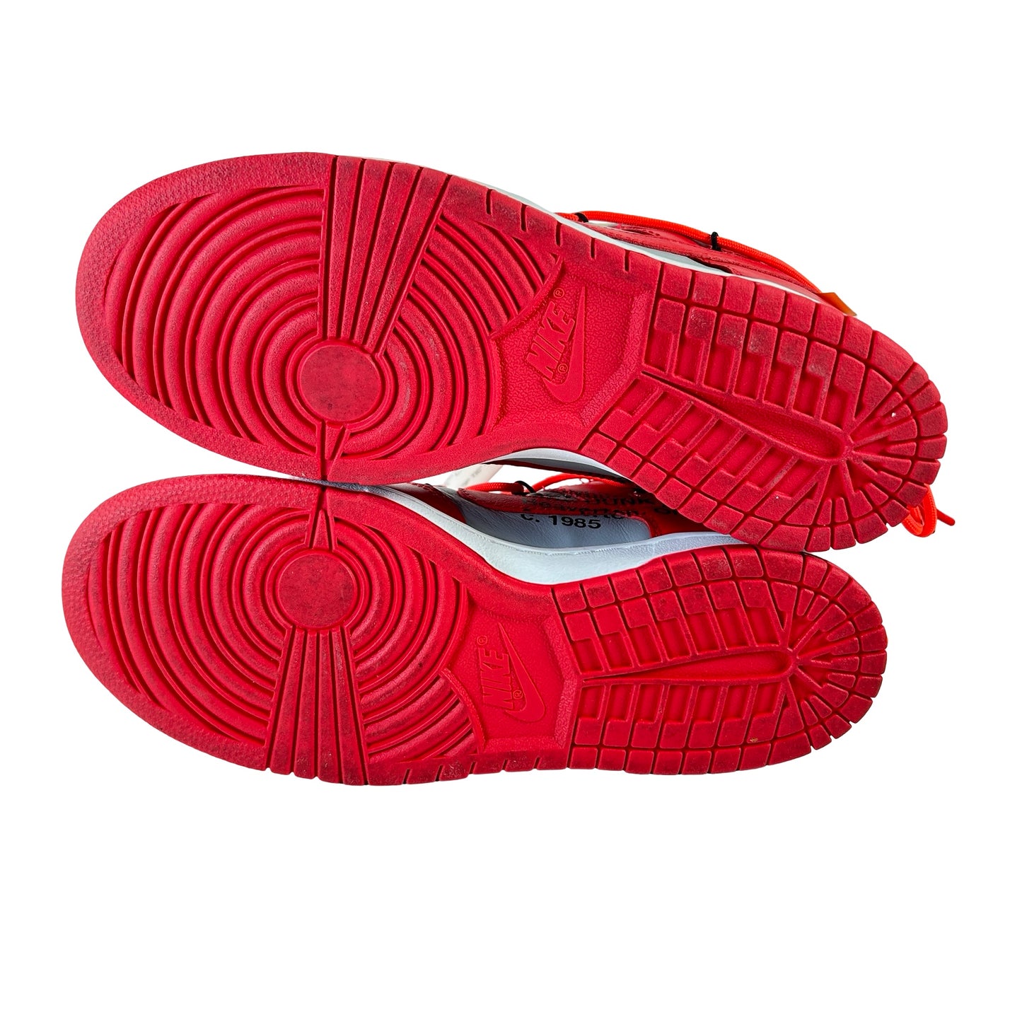 CT0856 600 Dunk Low Off-White Red [USED] - 7.5 M (Used)