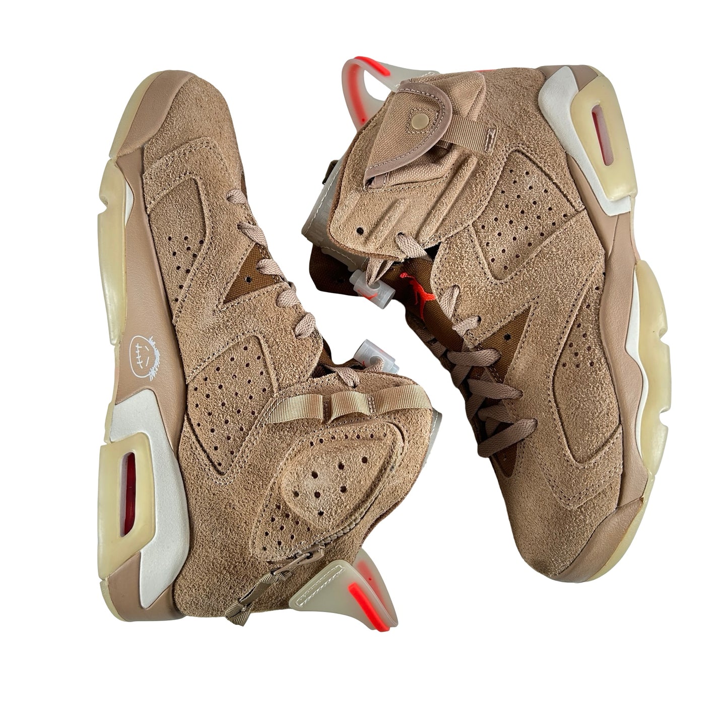 DH0690 200 Jordan 6 Retro Travis Scott British Khaki [USED] - 8.5 M (Used6)