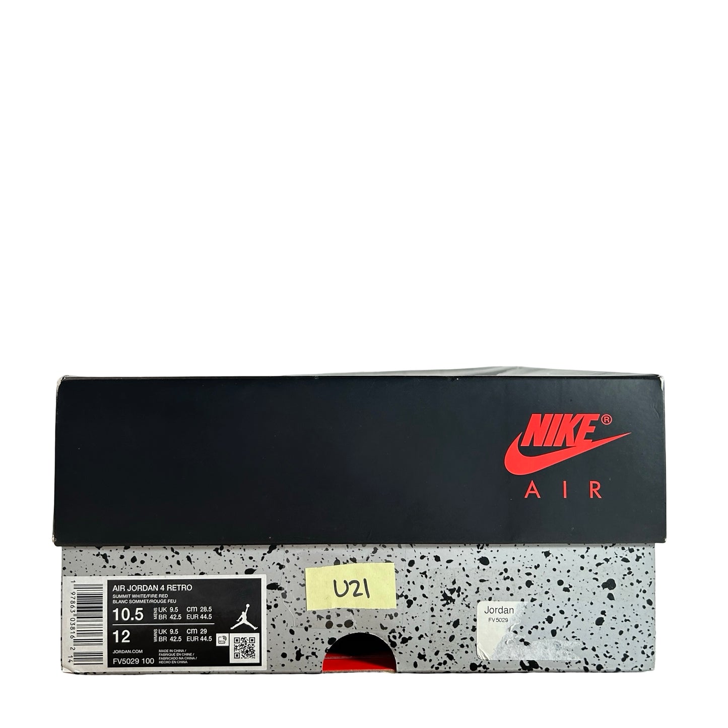 FV5029 100 Jordan 4 Retro White Cement (2025) [USED] - 10.5 M (Used21)
