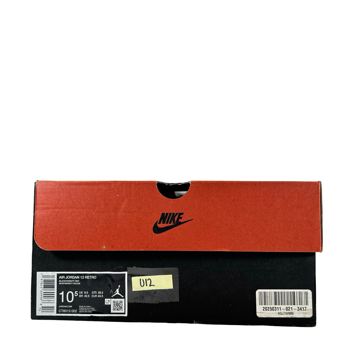 CT8013 002 Jordan 12 Retro Flu Game (2025) [USED] - 10.5 M (Used12)