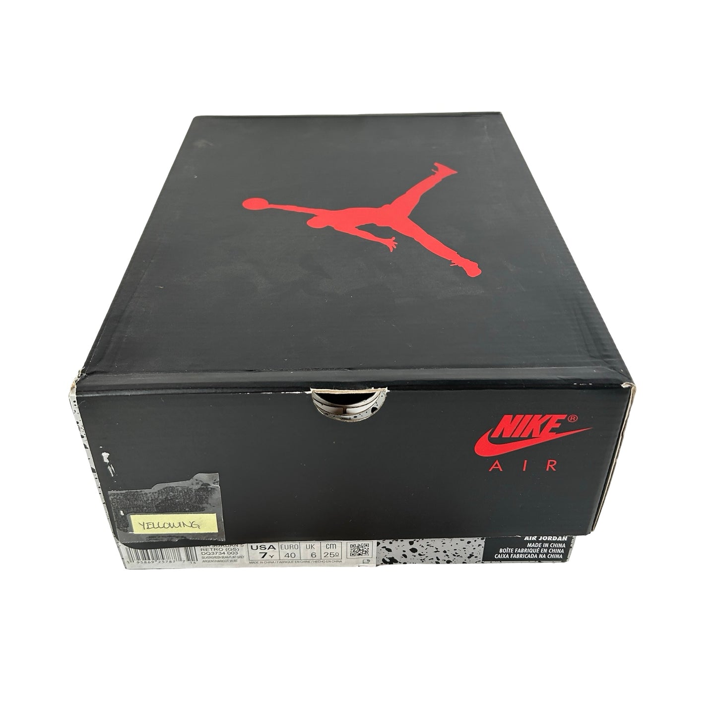 DQ3734 003 Jordan 5 Retro Green Bean (2022) (GS) [CONDITIONAL] - 7 Y (Yellowing)