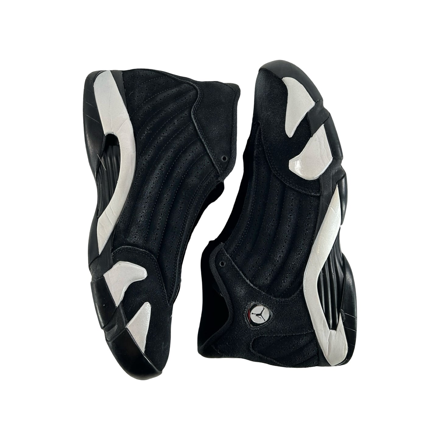 487471 016 Jordan 14 Retro Black White [USED] - 9.5 M (Used2)