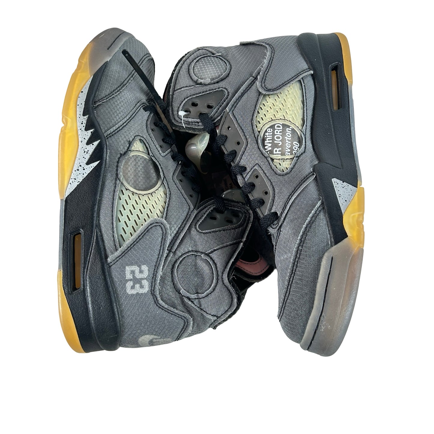 CT8480 001 Jordan 5 Off-White Black [USED] - 9.5 M (Used6)