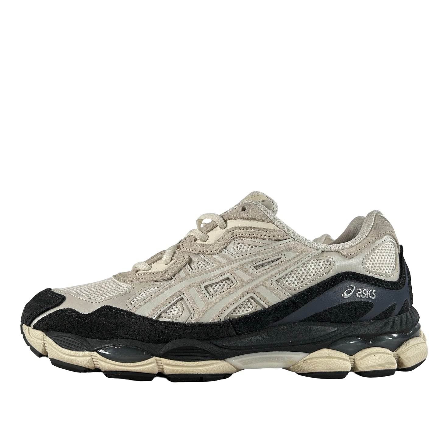 1203A383 111 ASICS Gel-NYC White Smoke Grey [USED] - 9 M (Used)