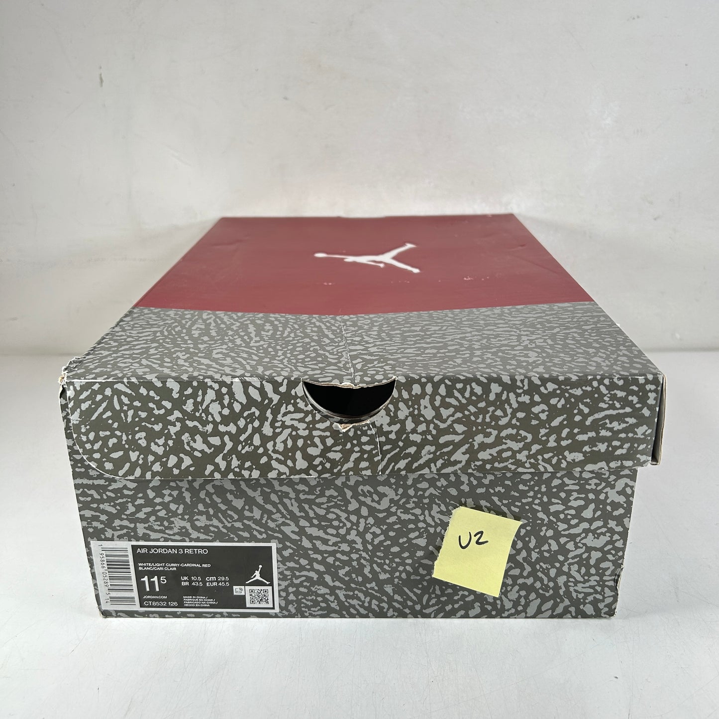 CT8532 126 Jordan 3 Retro Cardenal Rojo