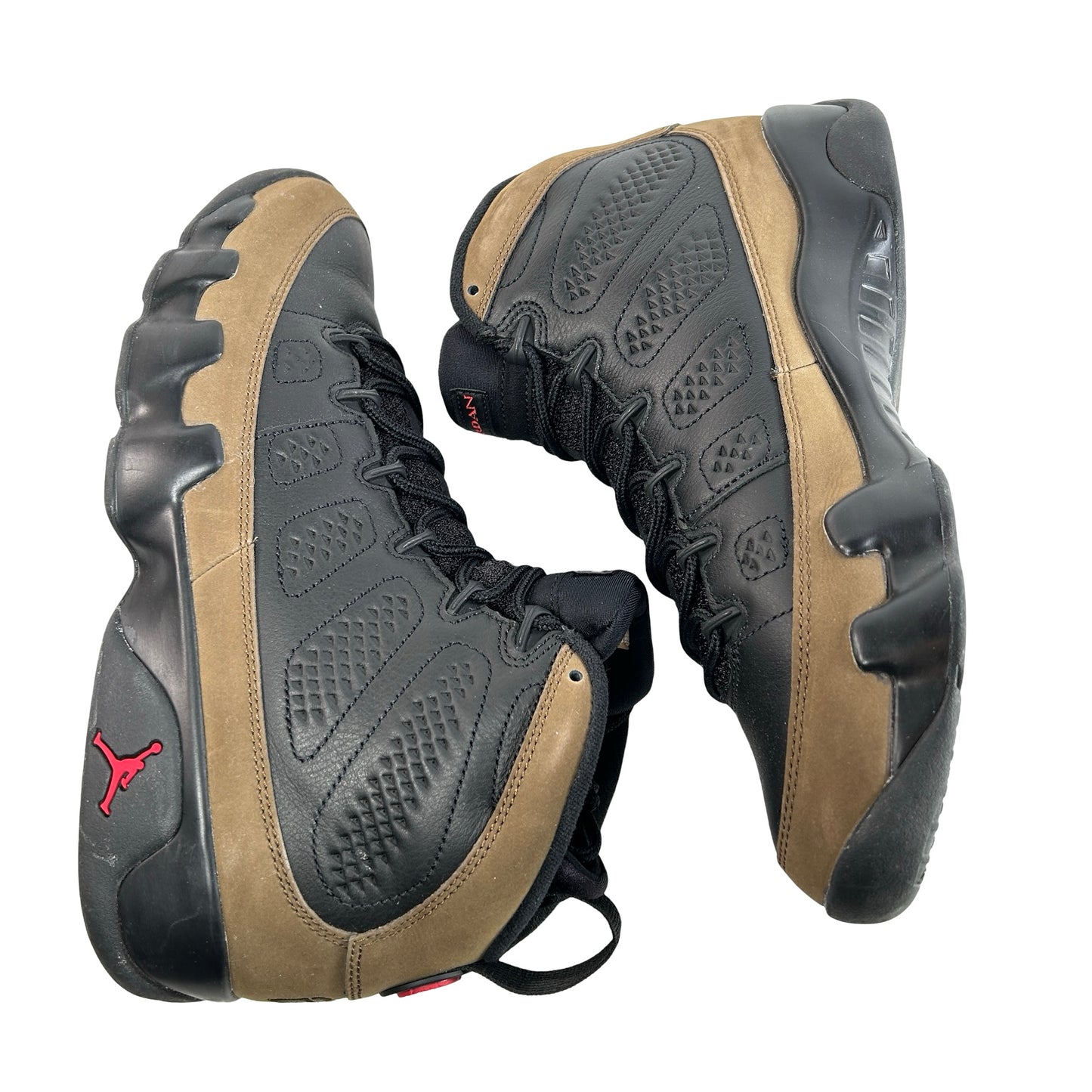 HV4794 030 Air Jordan 9 Retro Olive (2024) [USED] - 9.5 M (Used2)