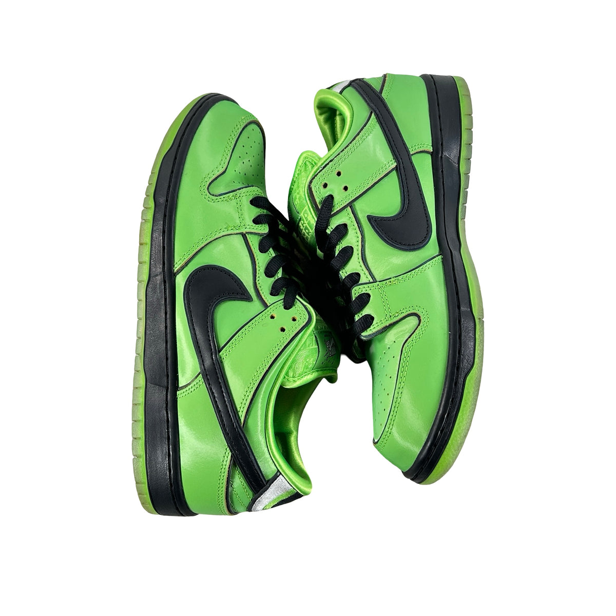 FZ8319 300 Nike SB Dunk Low The Powerpuff Girls Buttercup [USED] - 9.5 M (Used) (Replace Box)