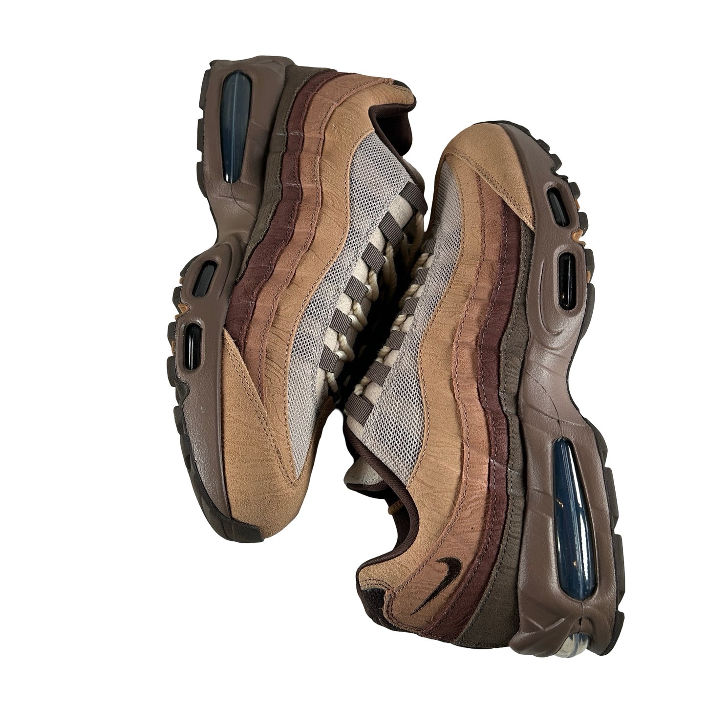 IQ3988 001 Nike Air Max 95 Big Bubble Ducks of a Feather Oregon Ducks Lumber Yard [USED] - 11 M (Used)