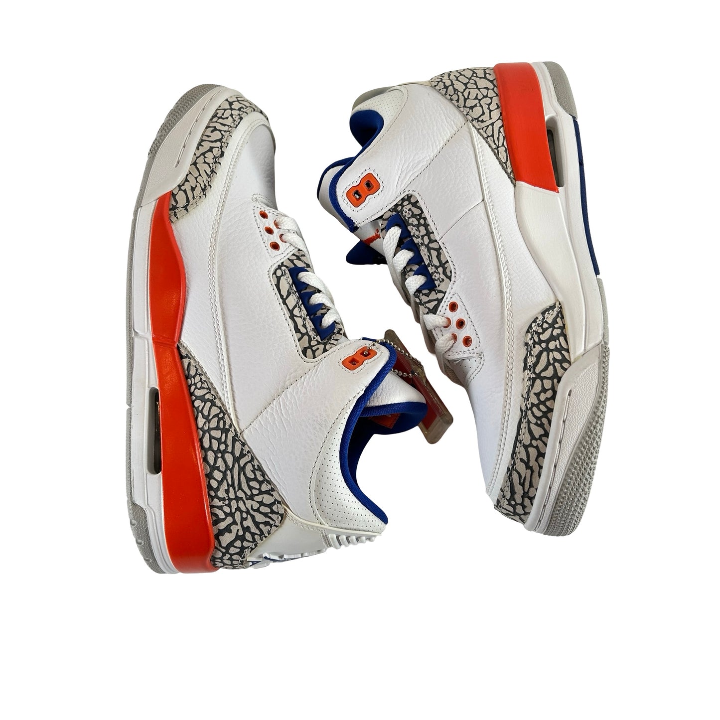136064 148 Jordan 3 Retro Knicks [CONDITIONAL] - 8.5 M (Yellowing)