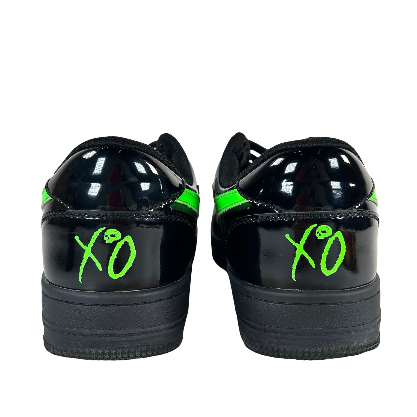 1G23191912 BLK A Bathing Ape Bape Sta Low Weeknd XO Black [USED] - 10.5 M (Used)